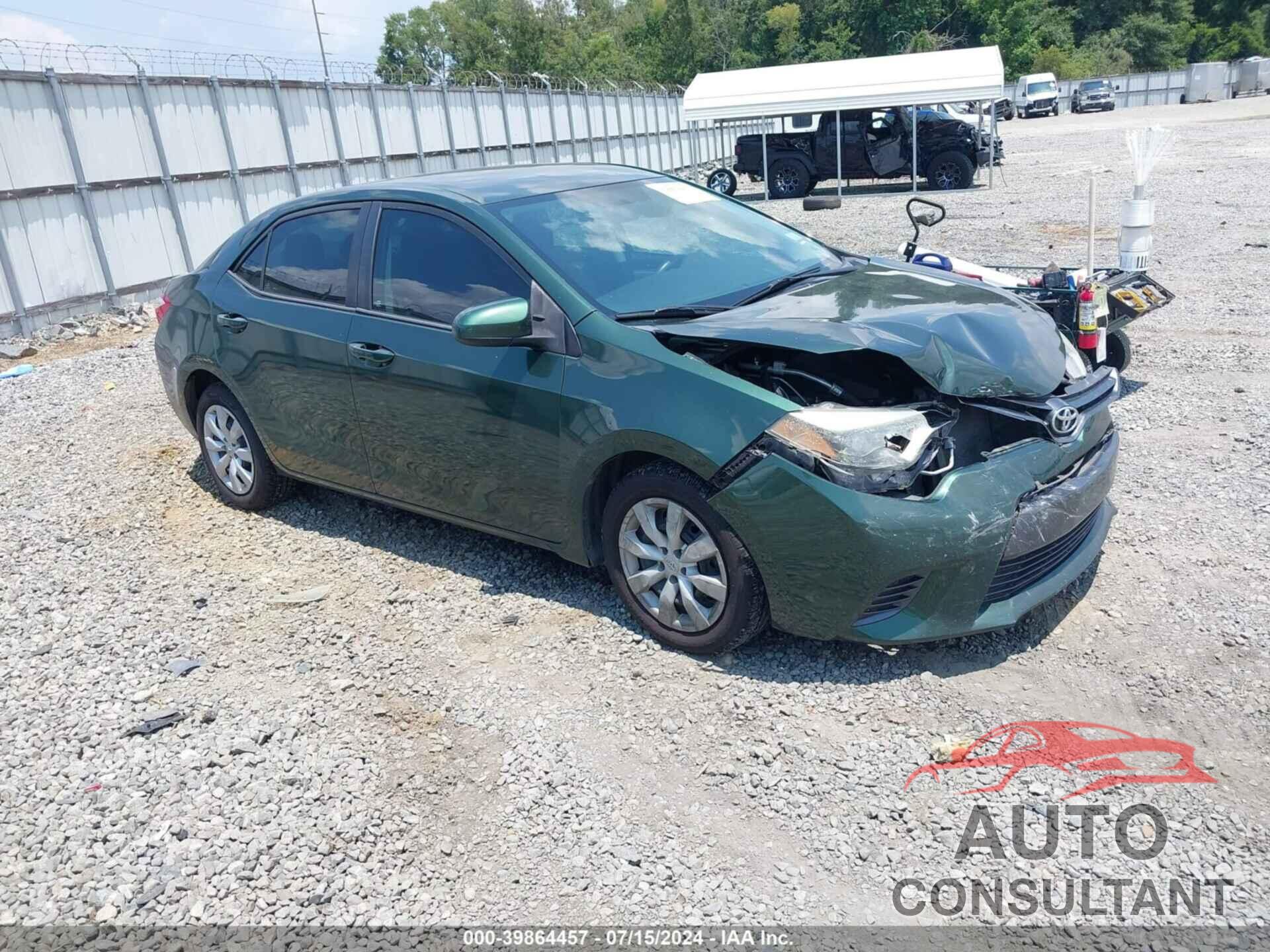 TOYOTA COROLLA 2016 - 2T1BURHE5GC708004