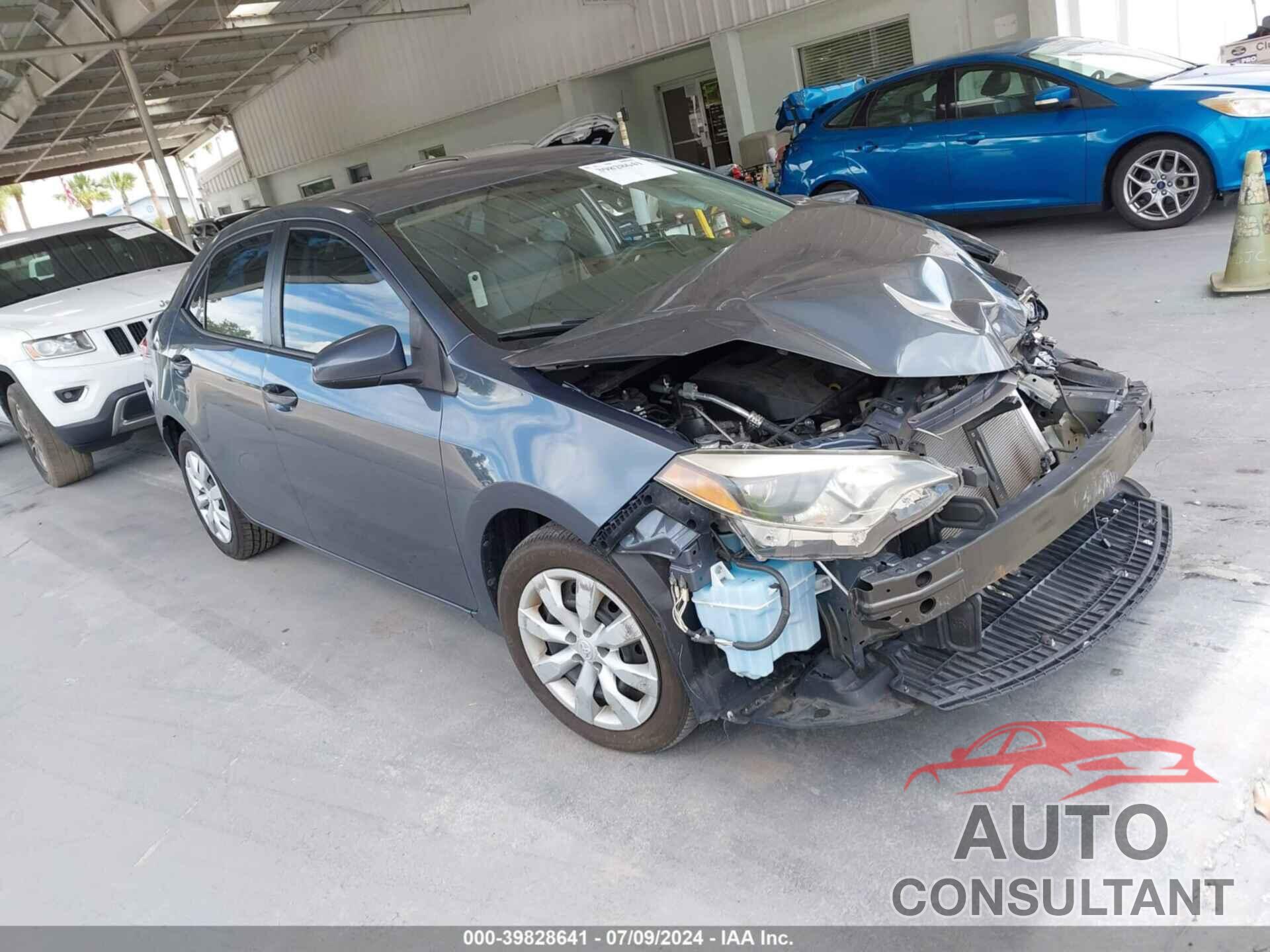 TOYOTA COROLLA 2016 - 2T1BURHE4GC737414