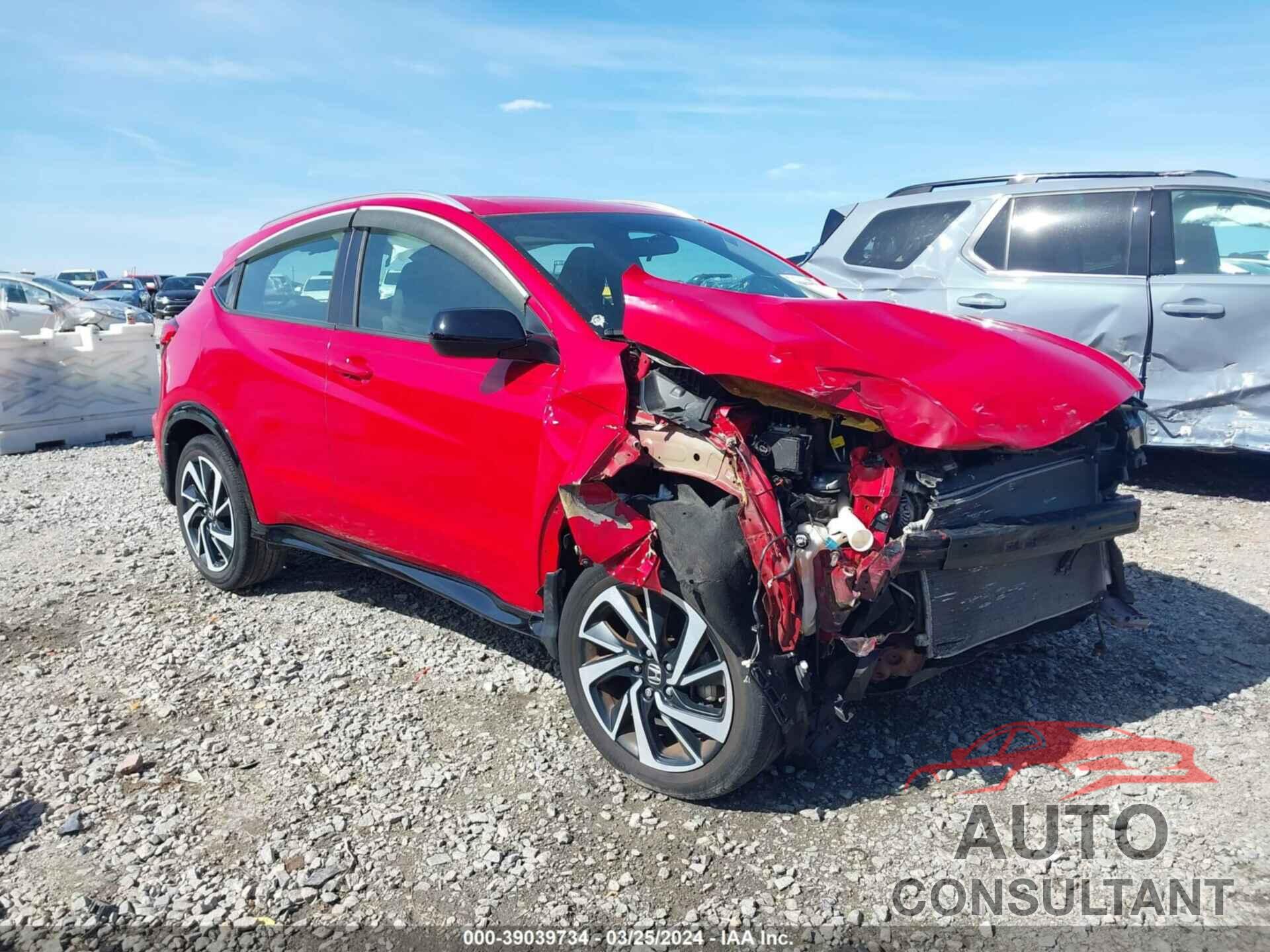 HONDA HR-V 2019 - 3CZRU5H18KM720811
