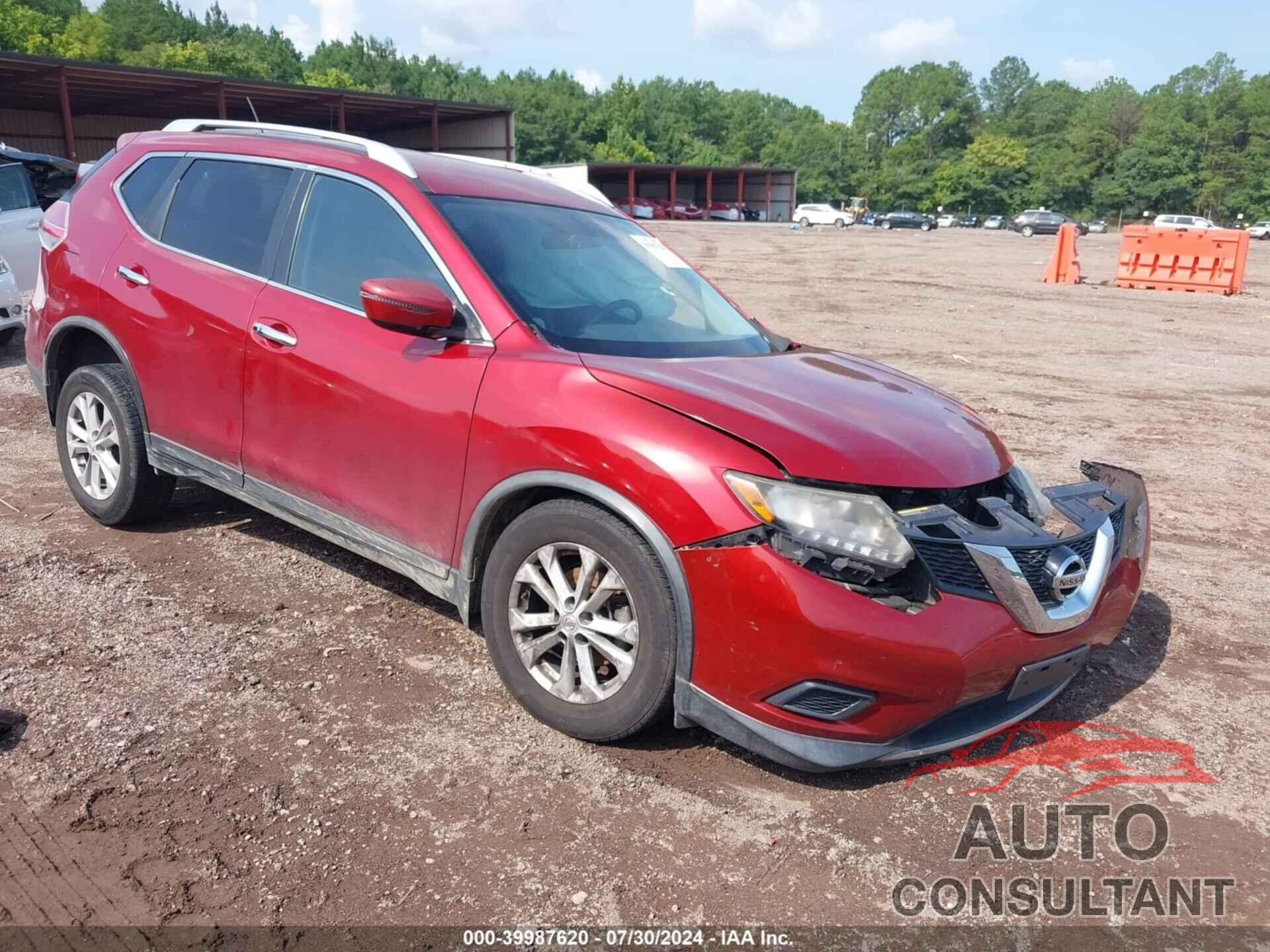 NISSAN ROGUE 2016 - KNMAT2MT3GP621455