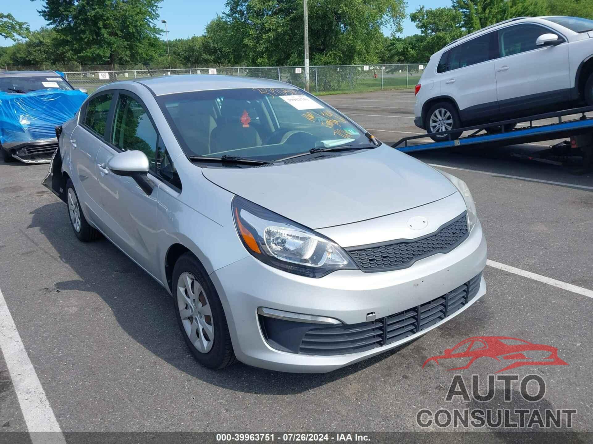 KIA RIO 2016 - KNADM4A33G6548164