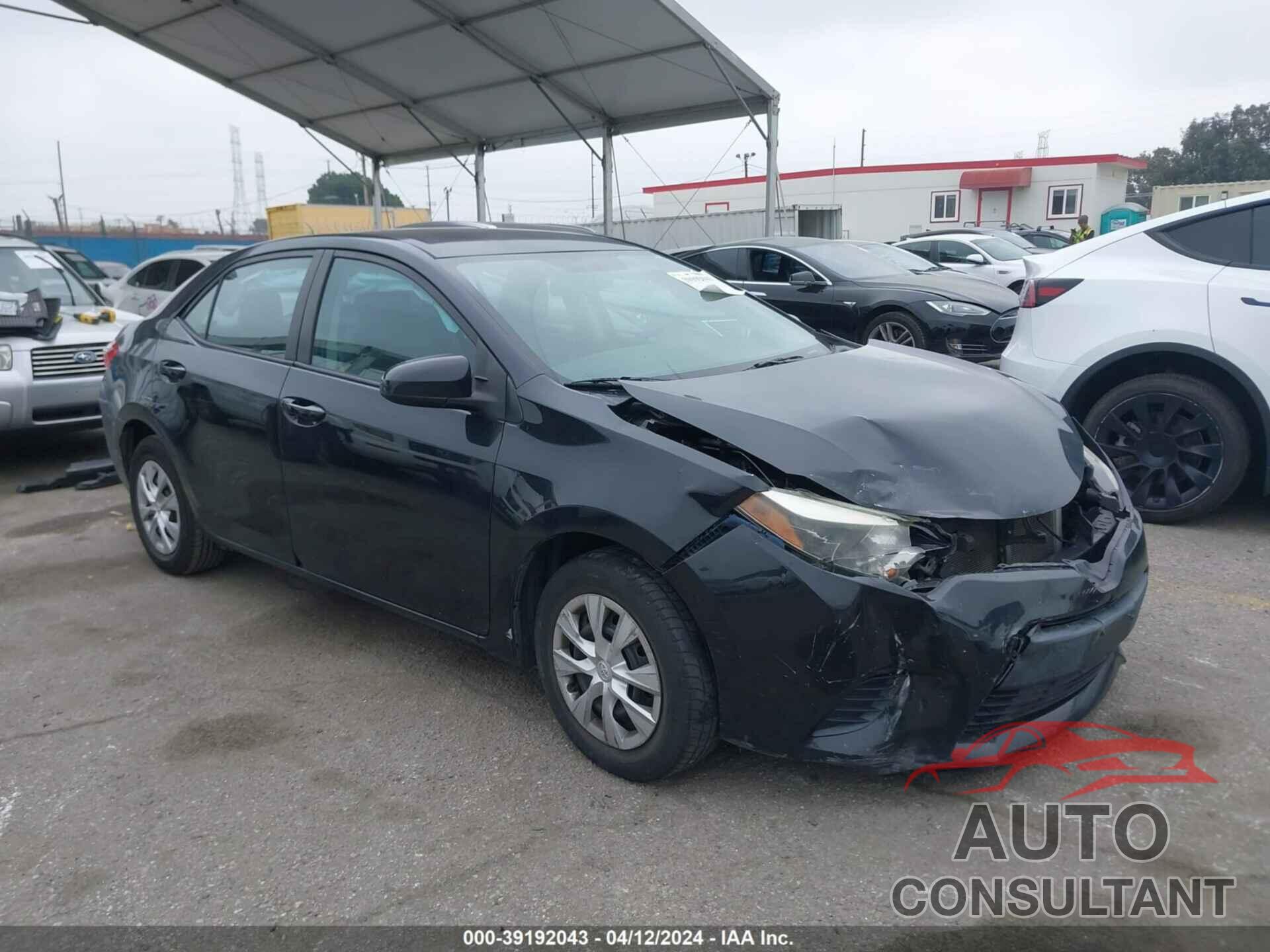 TOYOTA COROLLA 2016 - 5YFBURHE6GP454240