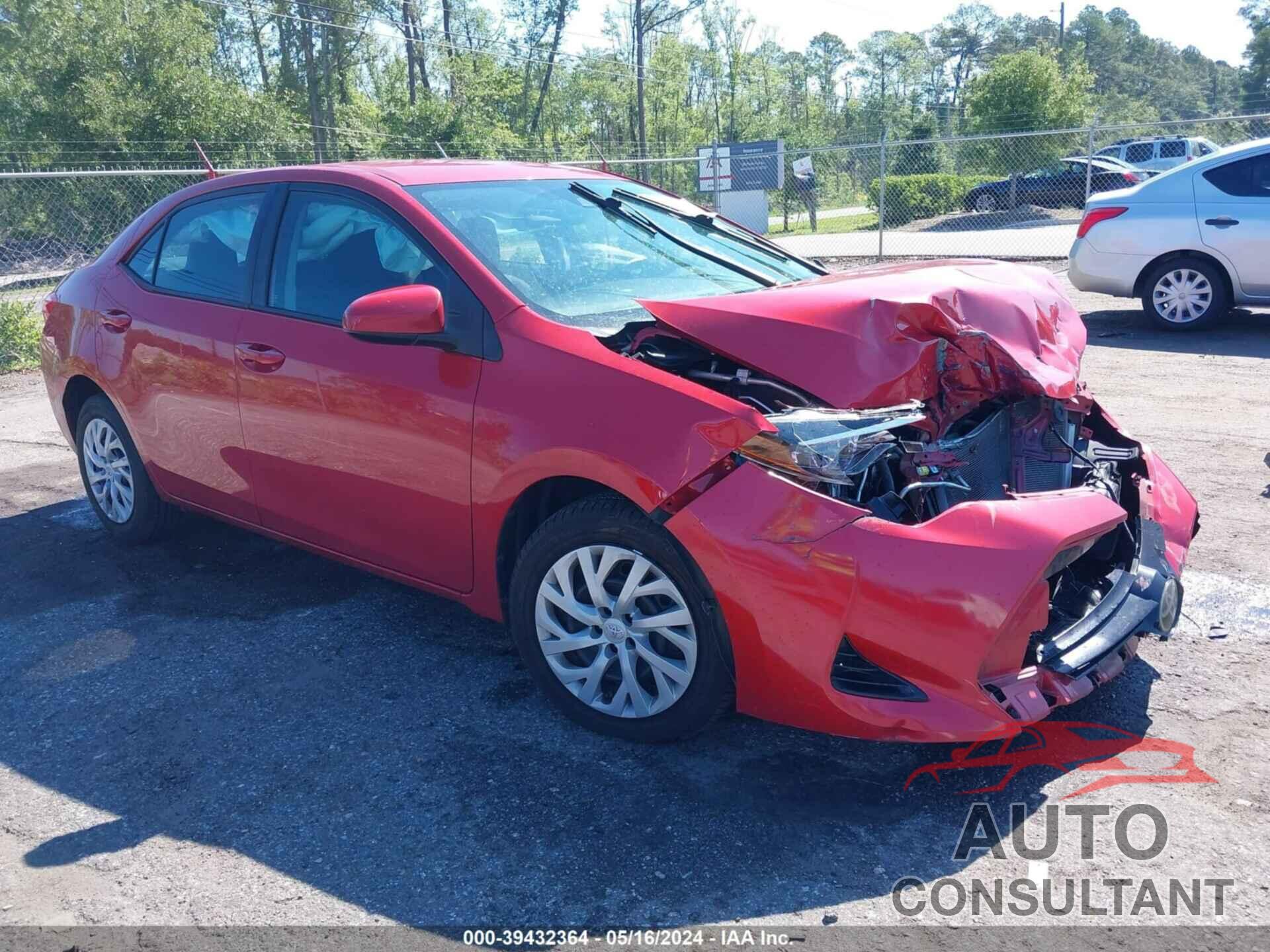 TOYOTA COROLLA 2017 - 2T1BURHEXHC915151