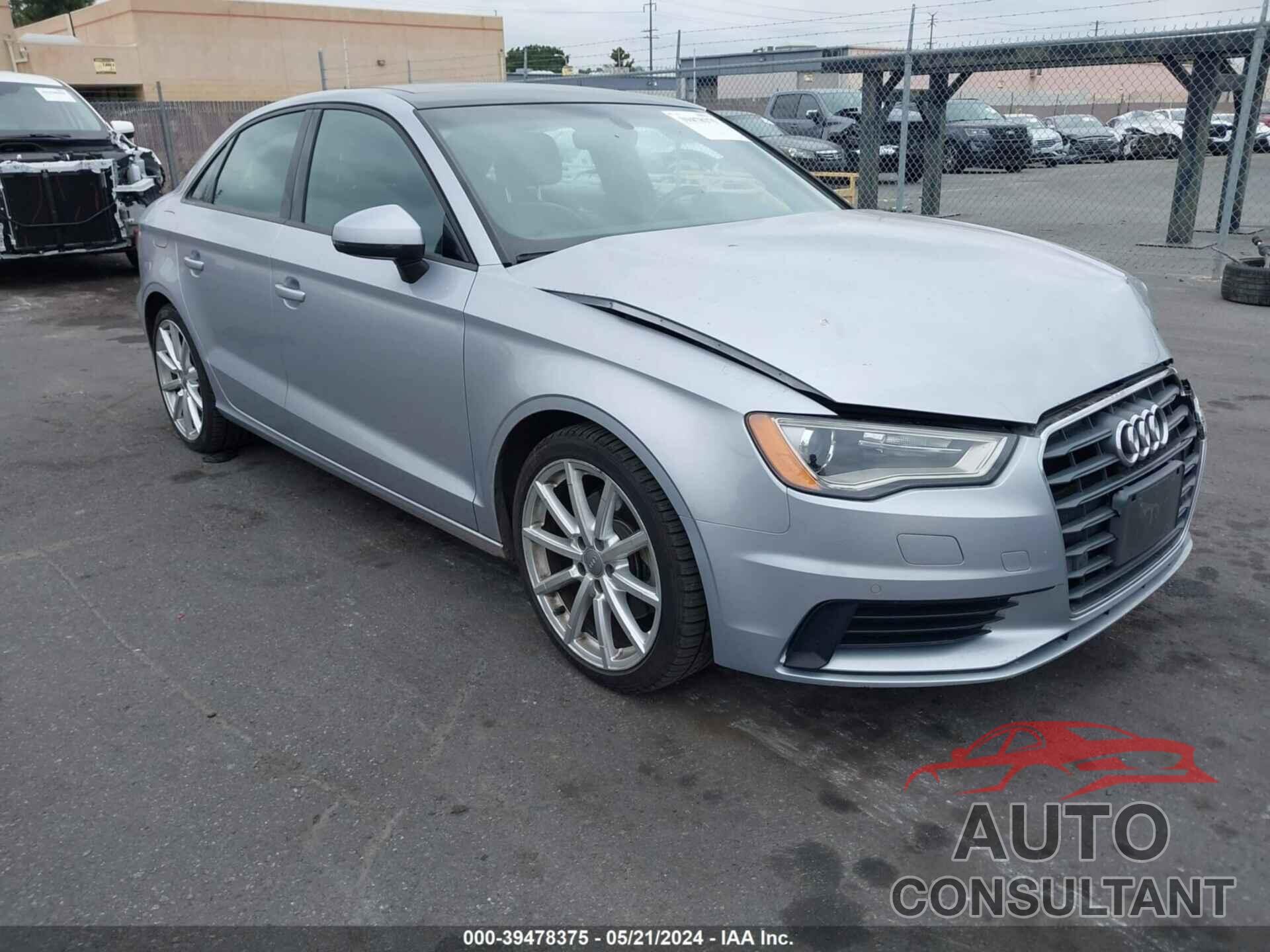 AUDI A3 2016 - WAUA7GFF1G1008047