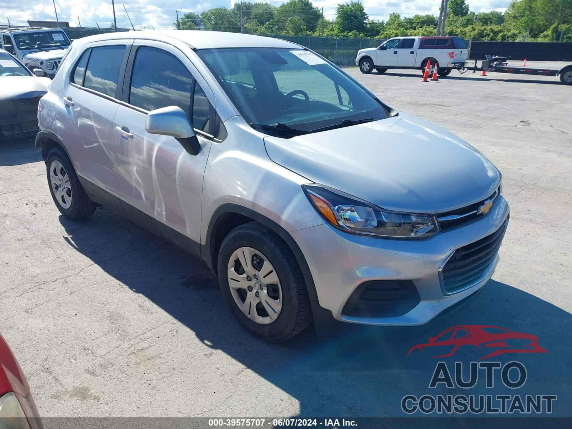 CHEVROLET TRAX 2017 - 3GNCJKSB1HL254066