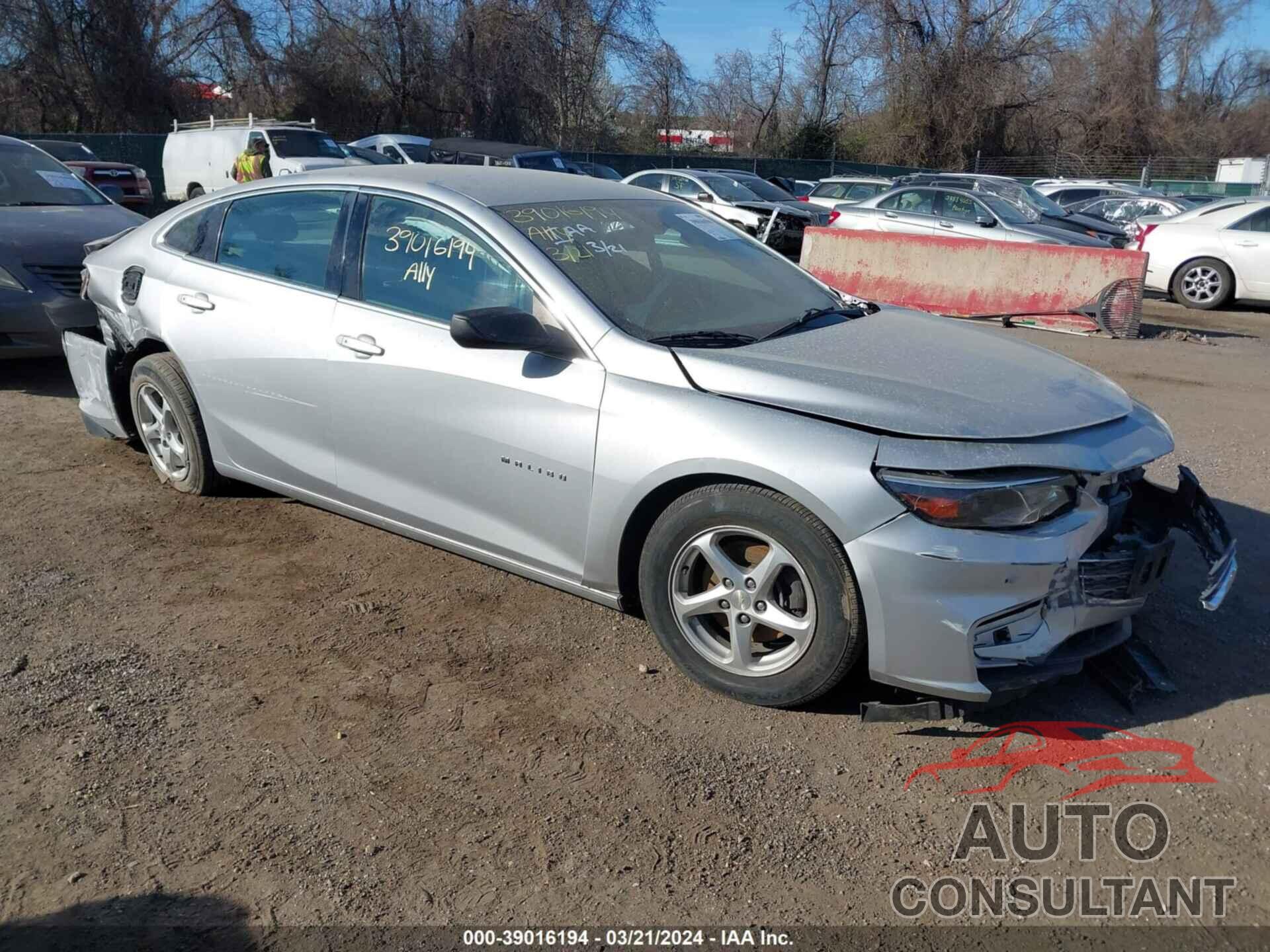 CHEVROLET MALIBU 2017 - 1G1ZB5ST9HF123481
