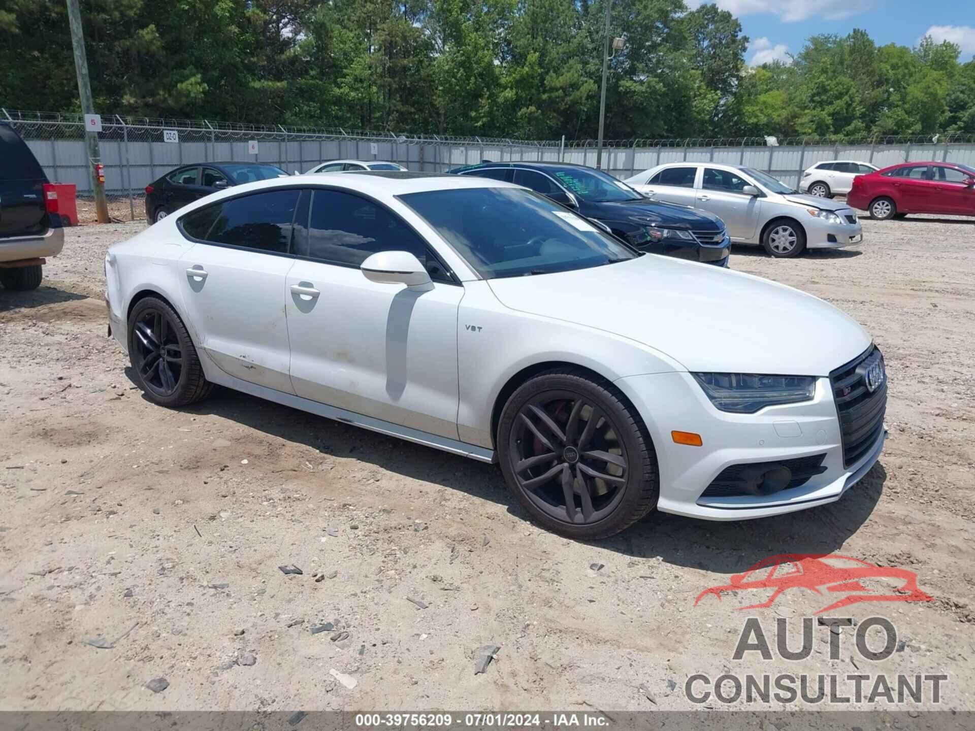 AUDI S7 2017 - WAUWFAFC2HN121107