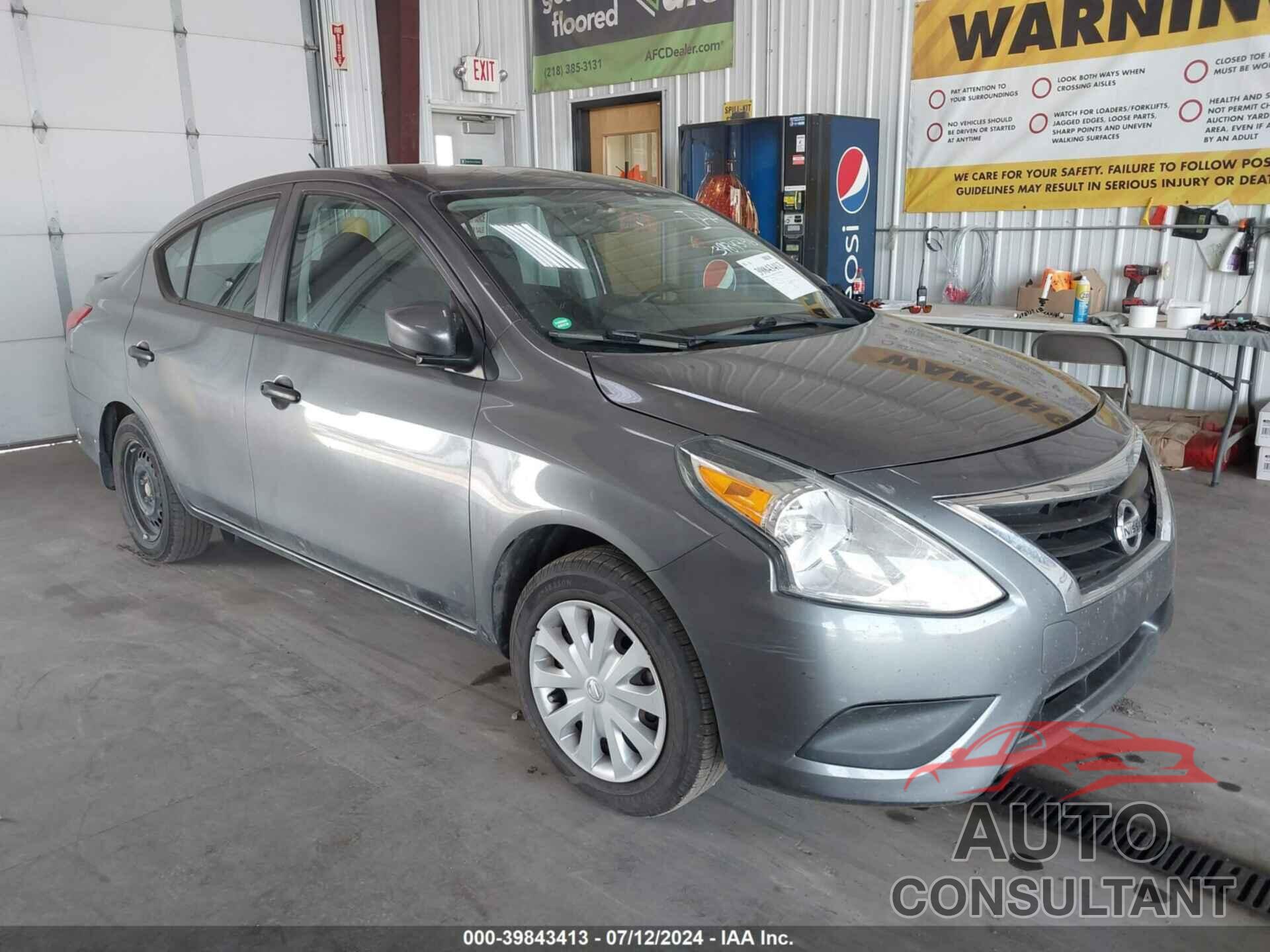 NISSAN VERSA 2017 - 3N1CN7AP0HL845855