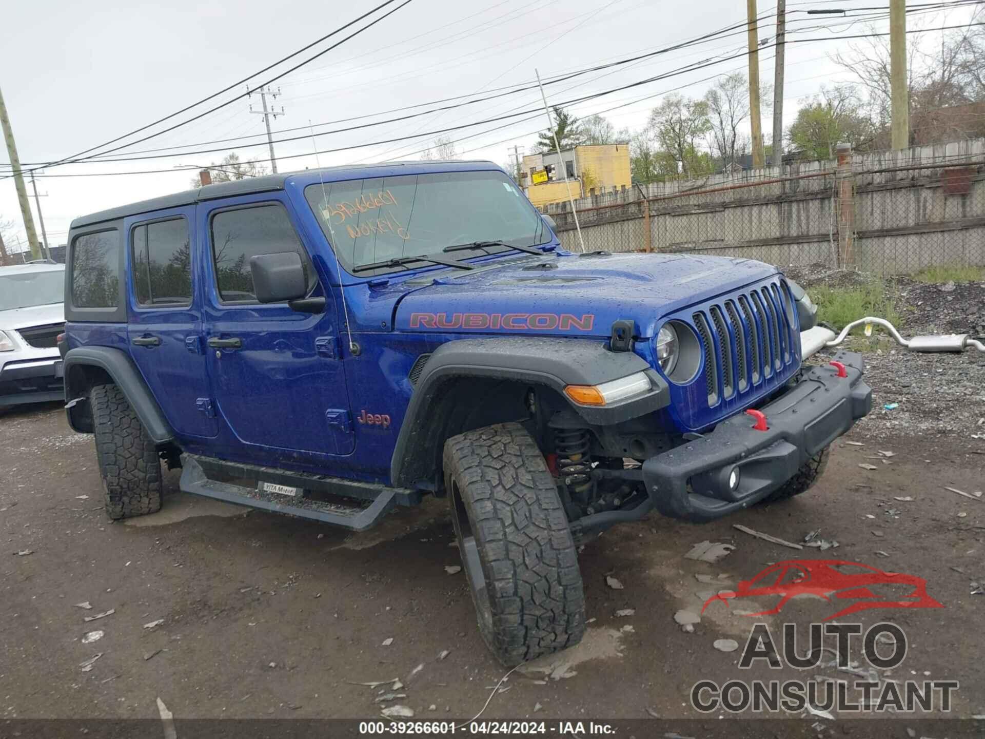 JEEP WRANGLER UNLIMITED 2020 - 1C4HJXFG3LW106490