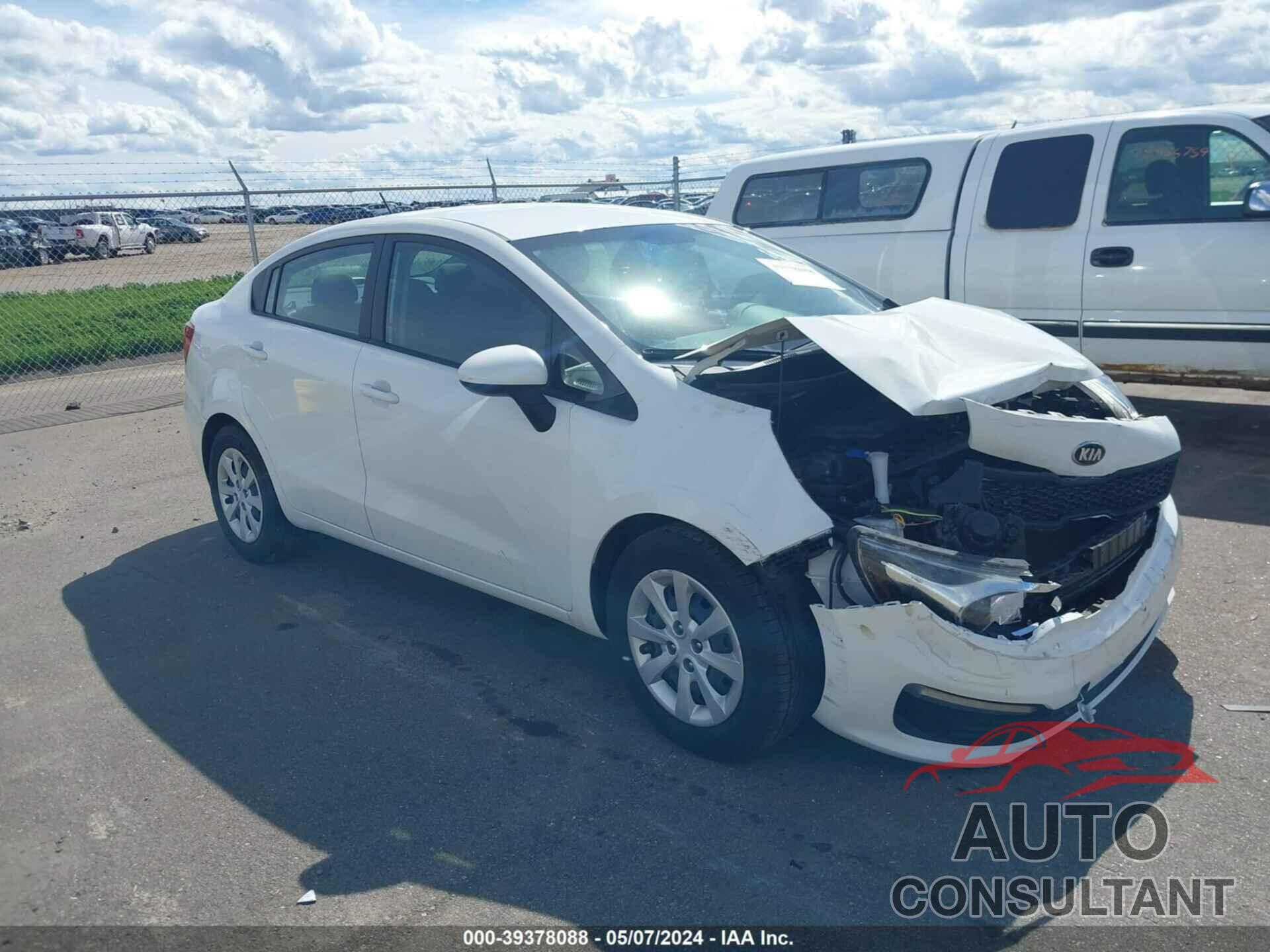 KIA RIO 2017 - KNADM4A3XH6100456