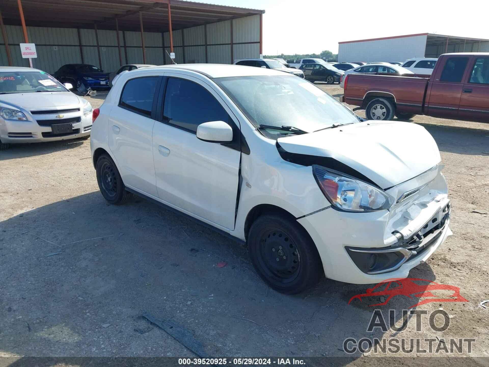 MITSUBISHI MIRAGE 2019 - ML32A3HJ0KH016677