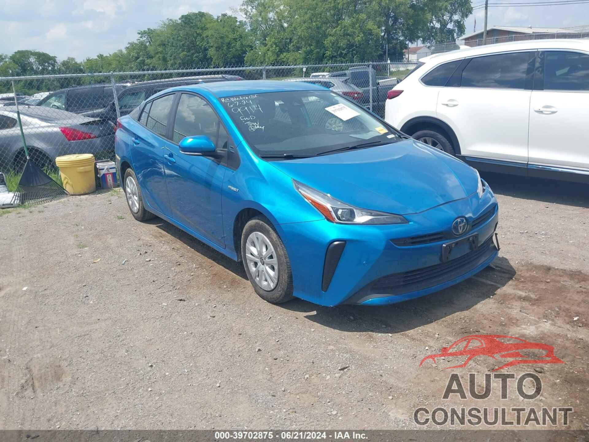 TOYOTA PRIUS 2021 - JTDKAMFU0M3139914