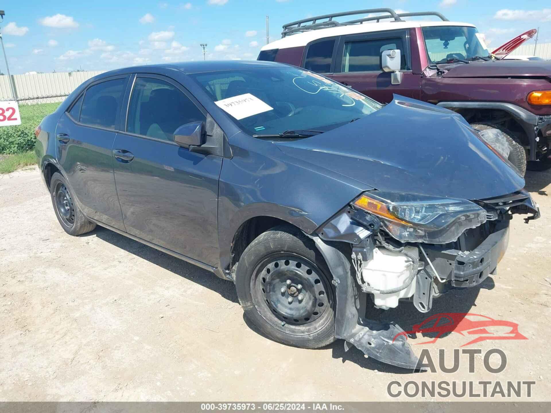 TOYOTA COROLLA 2019 - 5YFBURHE5KP943317
