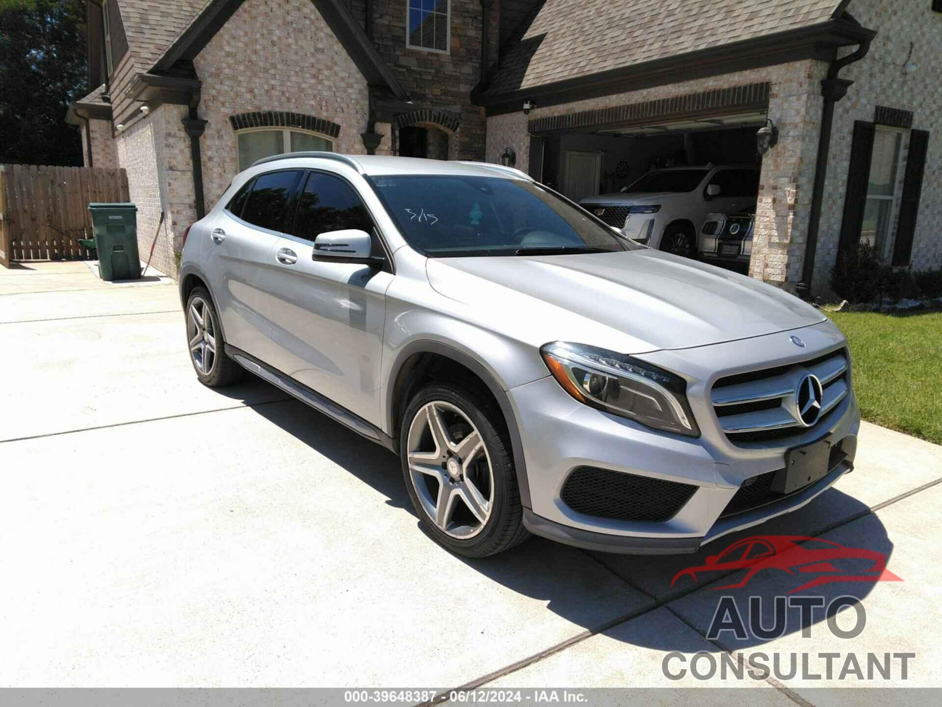 MERCEDES-BENZ GLA 250 2016 - WDCTG4EB3GJ204591