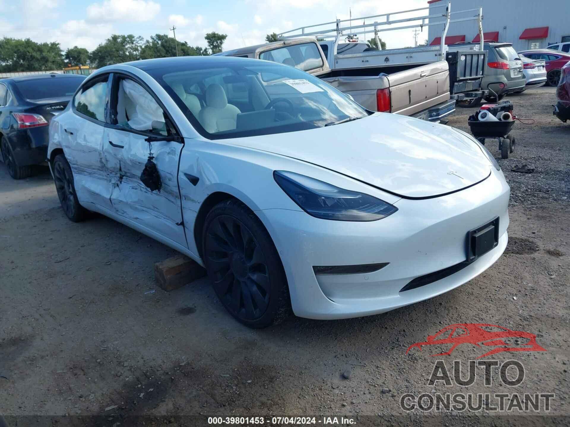 TESLA MODEL 3 2022 - 5YJ3E1EC0NF337655