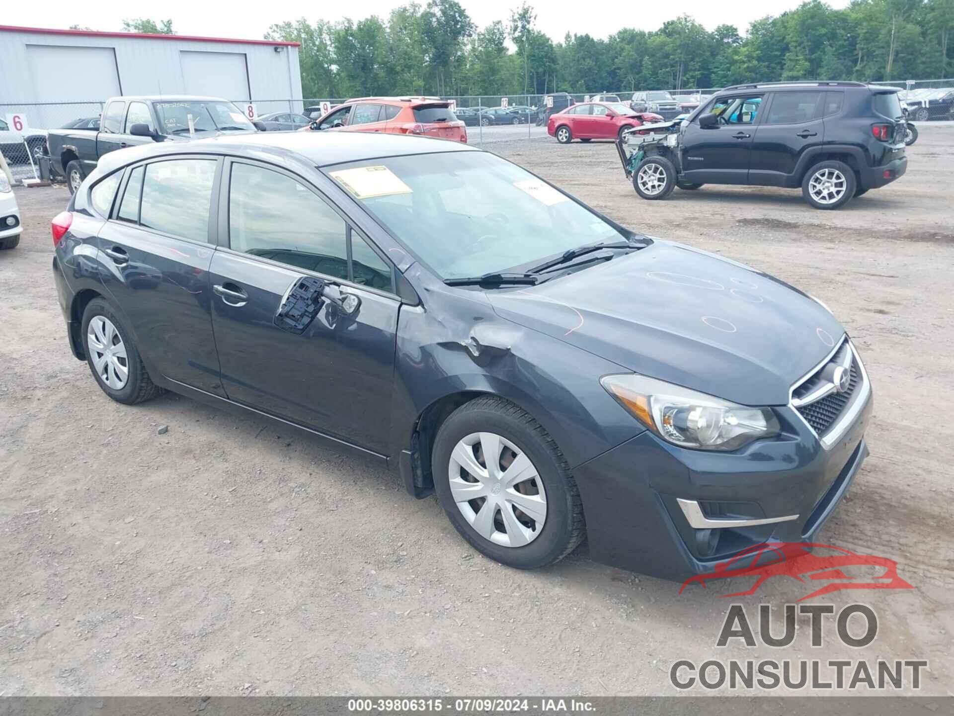 SUBARU IMPREZA 2016 - JF1GPAA68G9313229