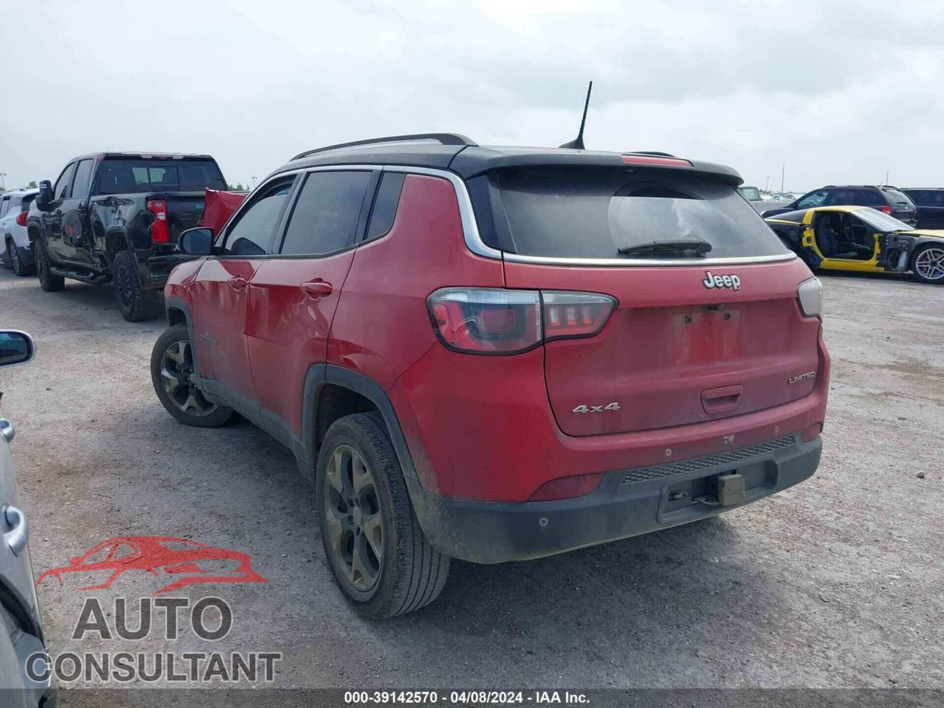 JEEP COMPASS 2017 - 3C4NJDCB2HT661499