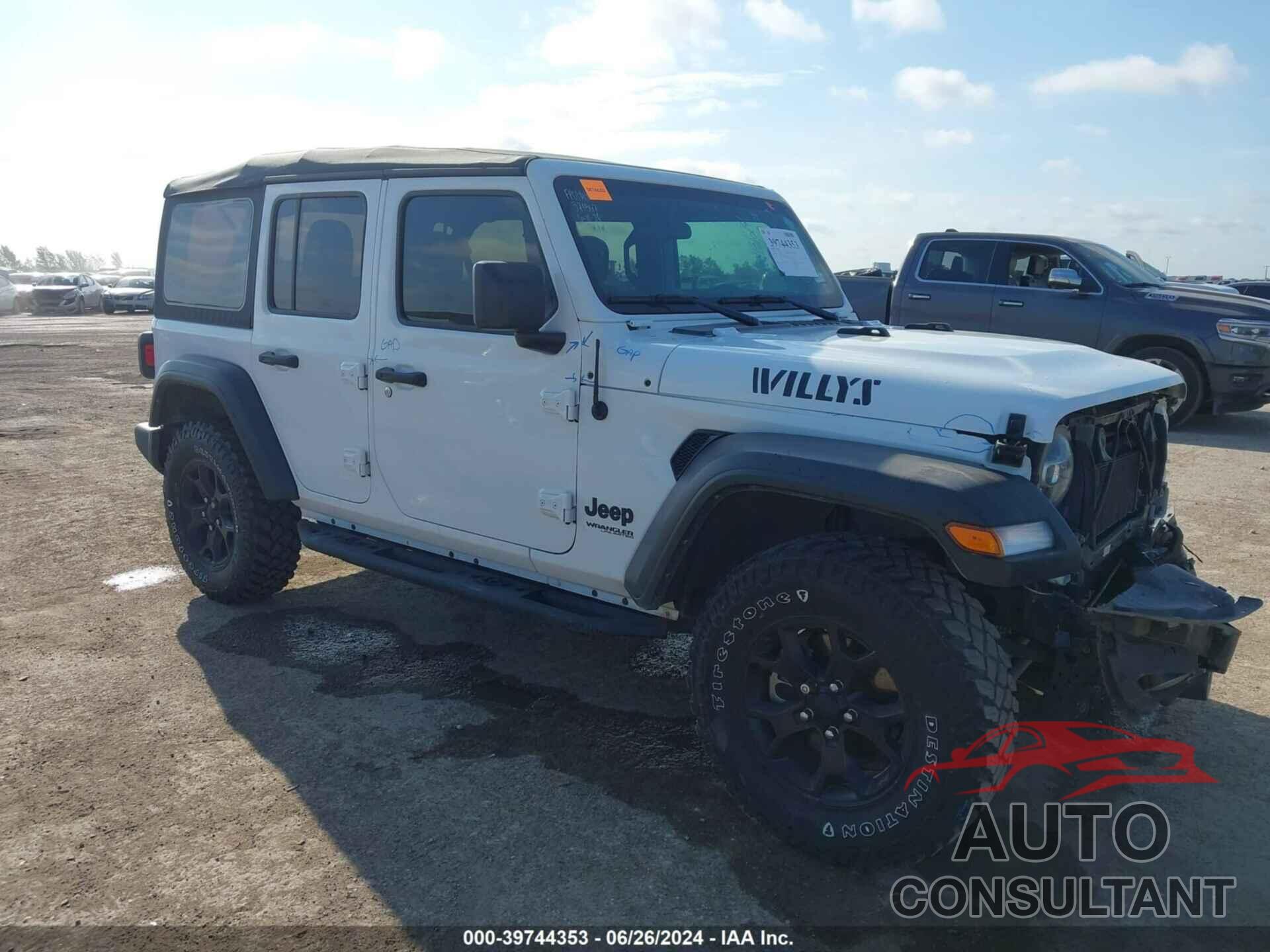 JEEP WRANGLER UNLIMITED 2021 - 1C4HJXDG6MW740266