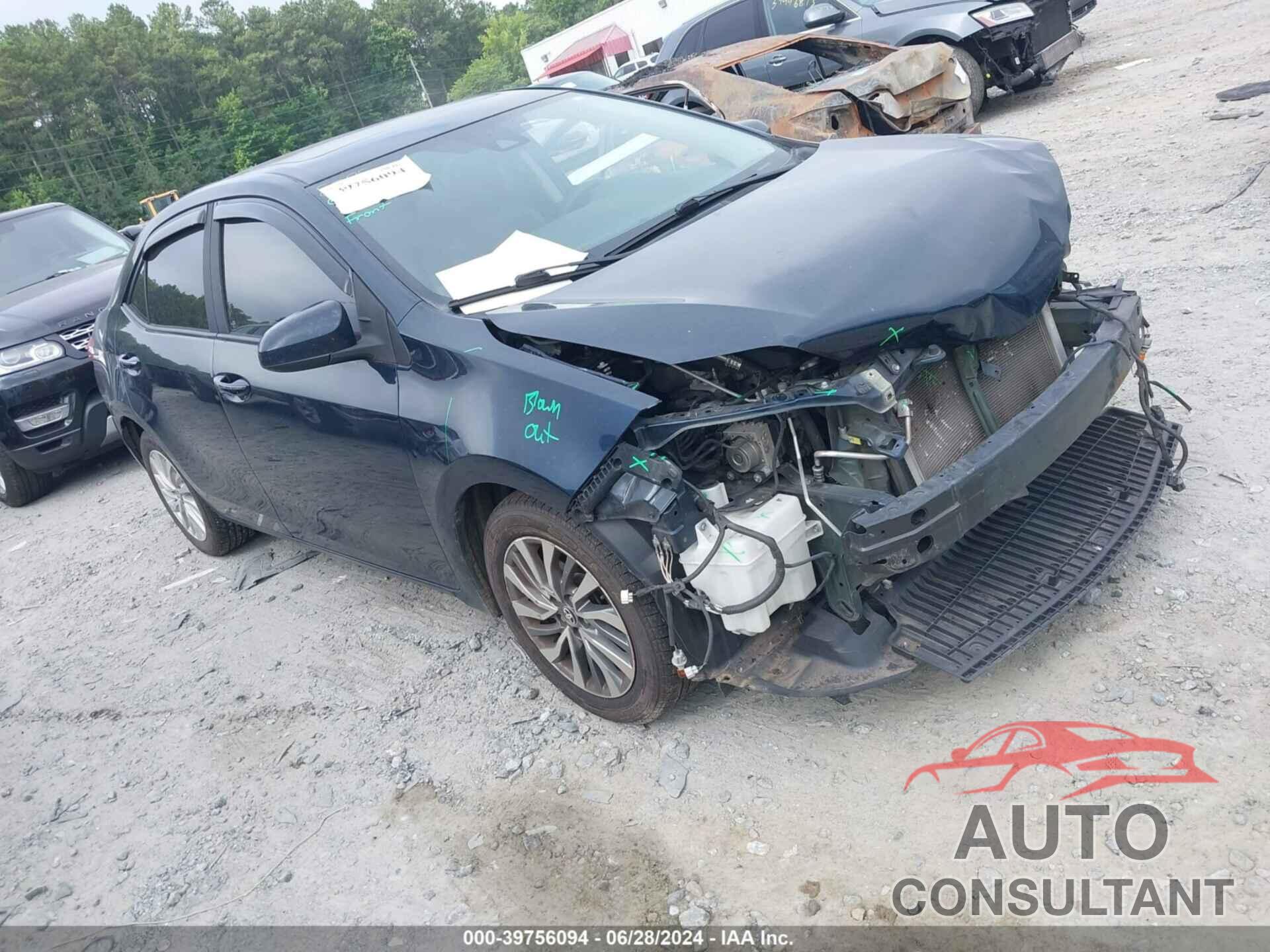 TOYOTA COROLLA 2017 - 2T1BURHE8HC801357