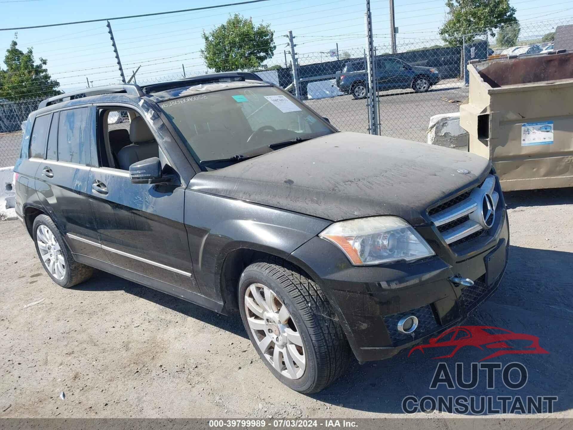 MERCEDES-BENZ GLK 350 2012 - WDCGG8HB8CF904771