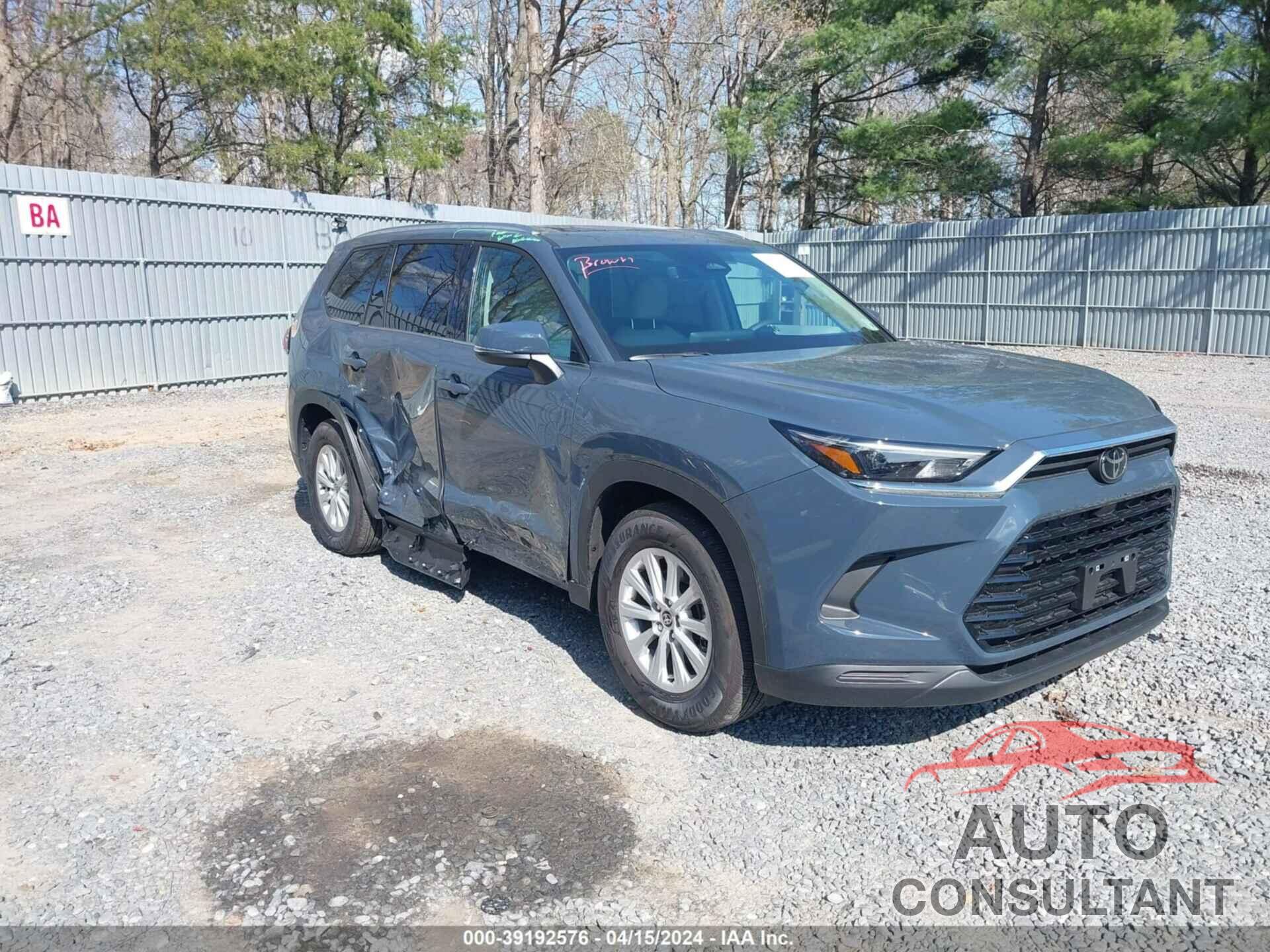 TOYOTA GRAND HIGHLANDER 2024 - 5TDAAAB58RS030843
