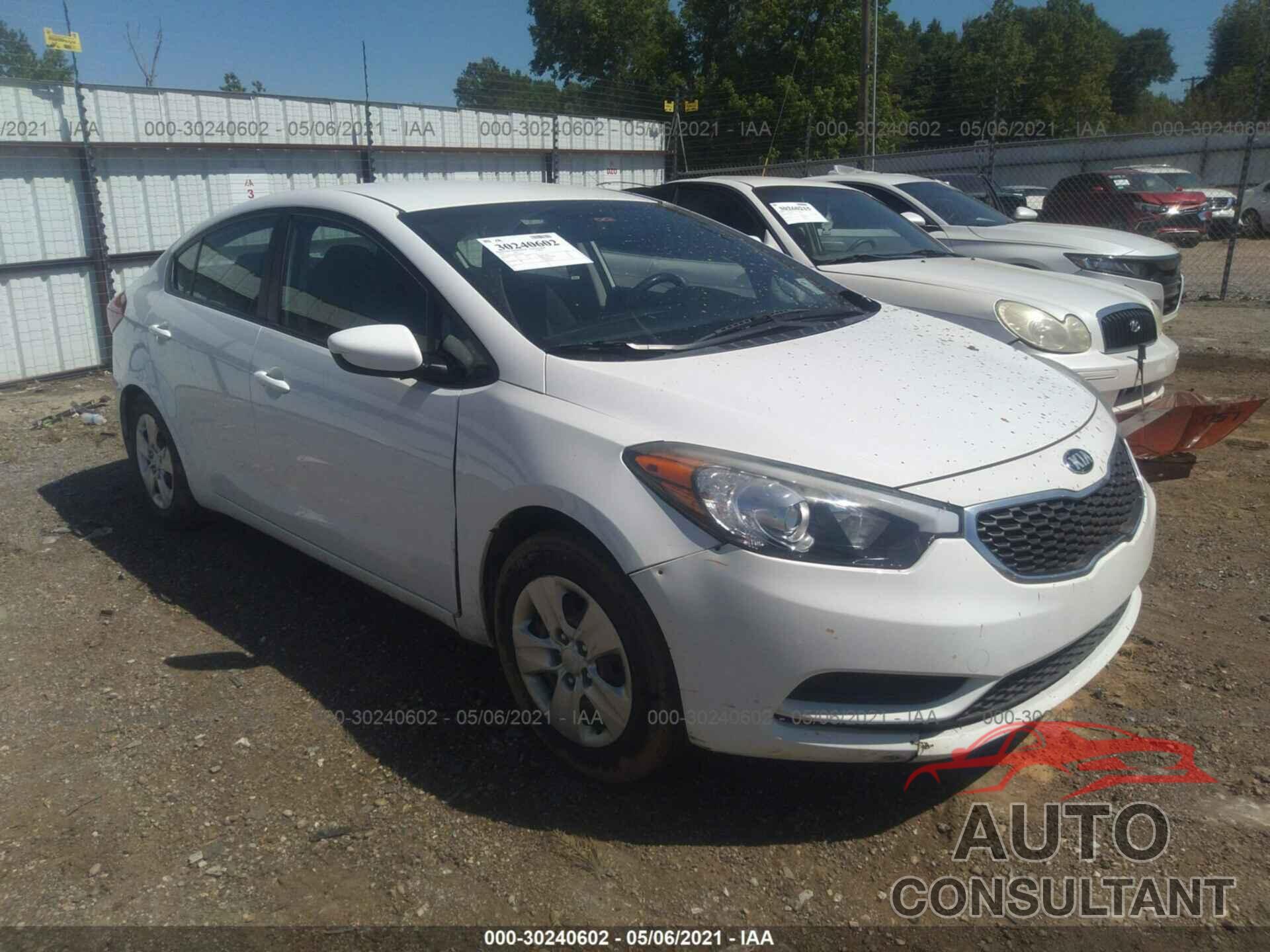 KIA FORTE 2016 - KNAFK4A68G5466283