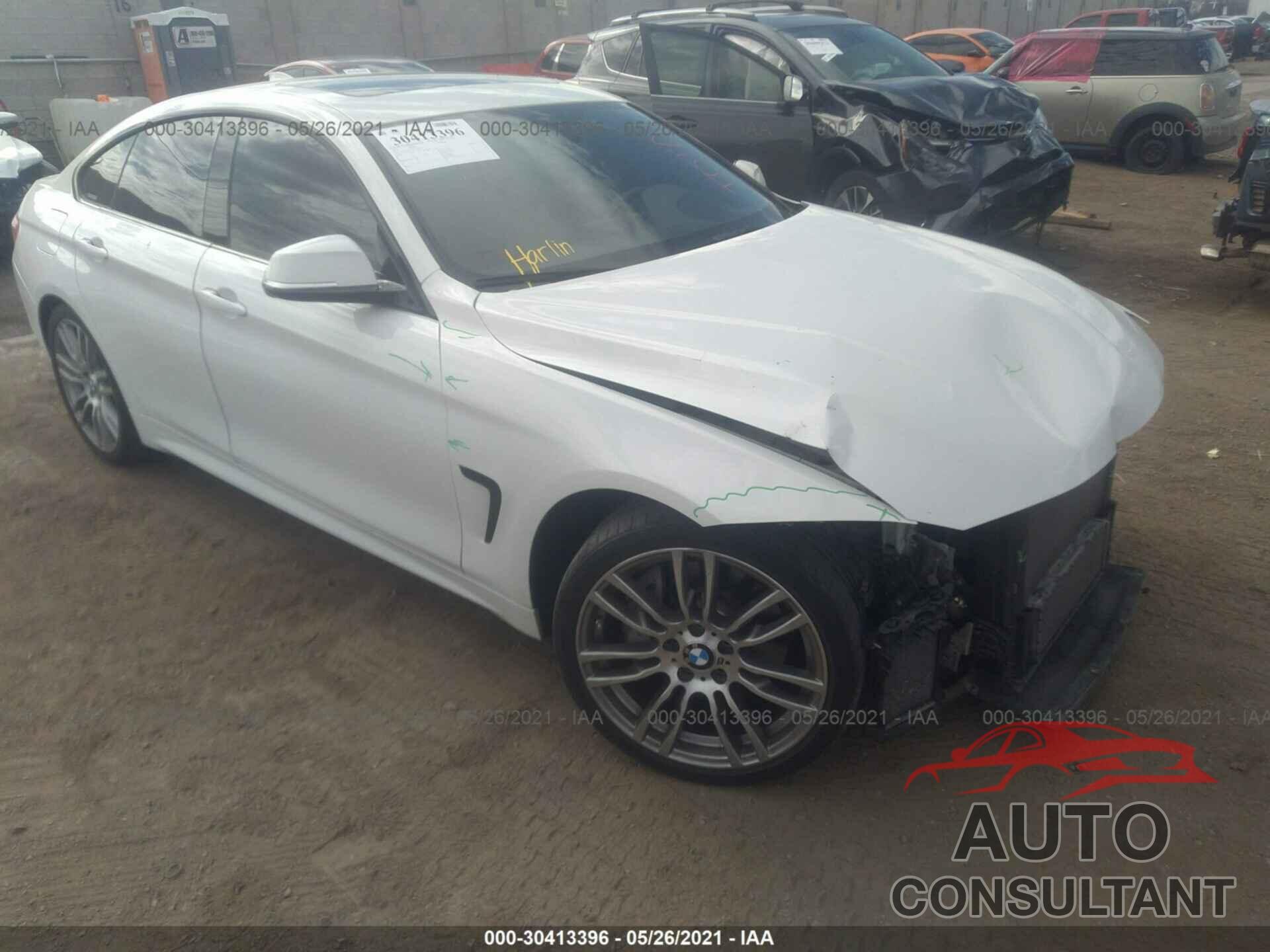 BMW 4 SERIES 2016 - WBA4A9C52GGL89104