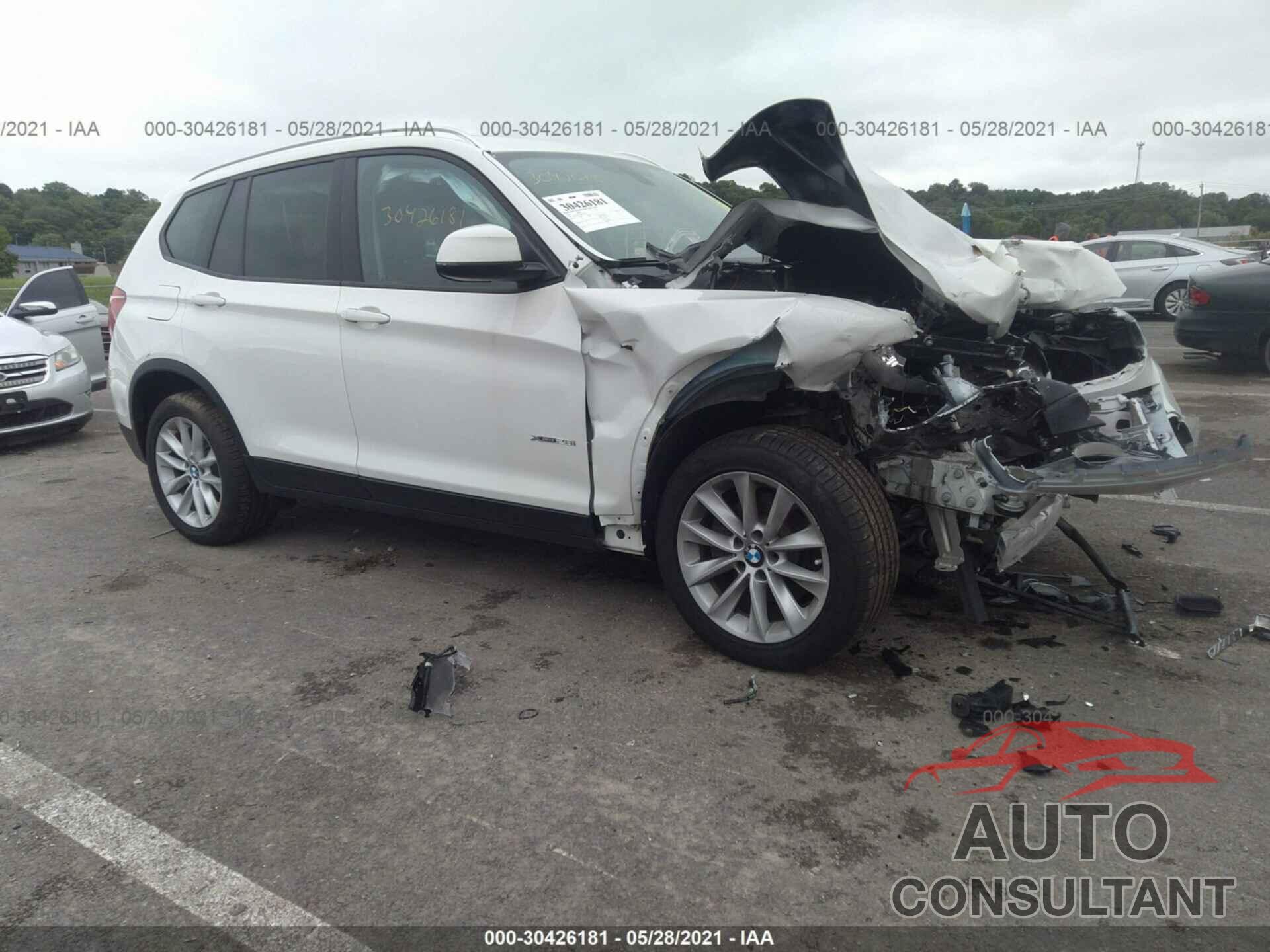 BMW X3 2017 - 5UXWX9C37H0W72826