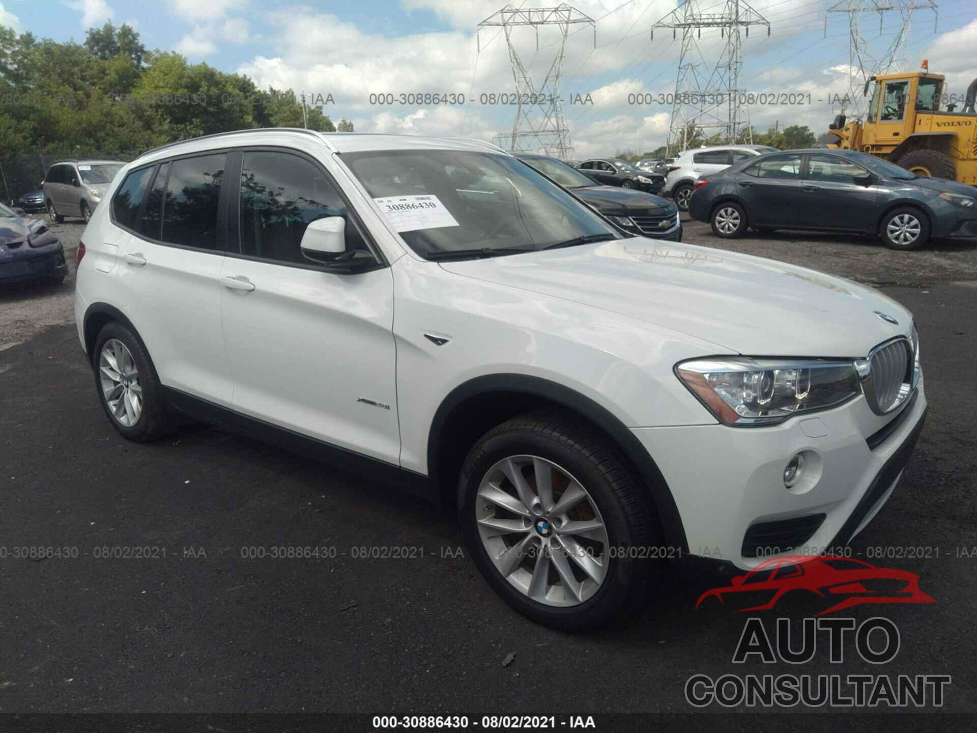 BMW X3 2017 - 5UXWX9C59H0T15729