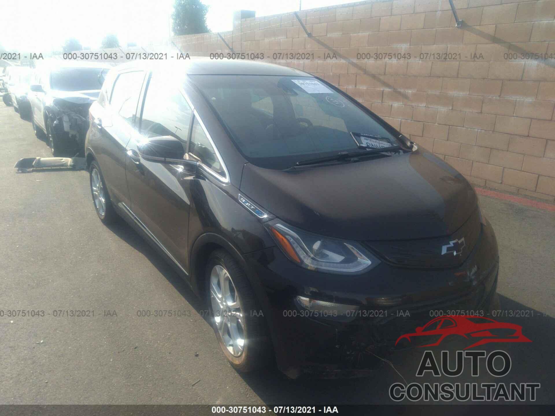 CHEVROLET BOLT EV 2020 - 1G1FY6S09L4110702