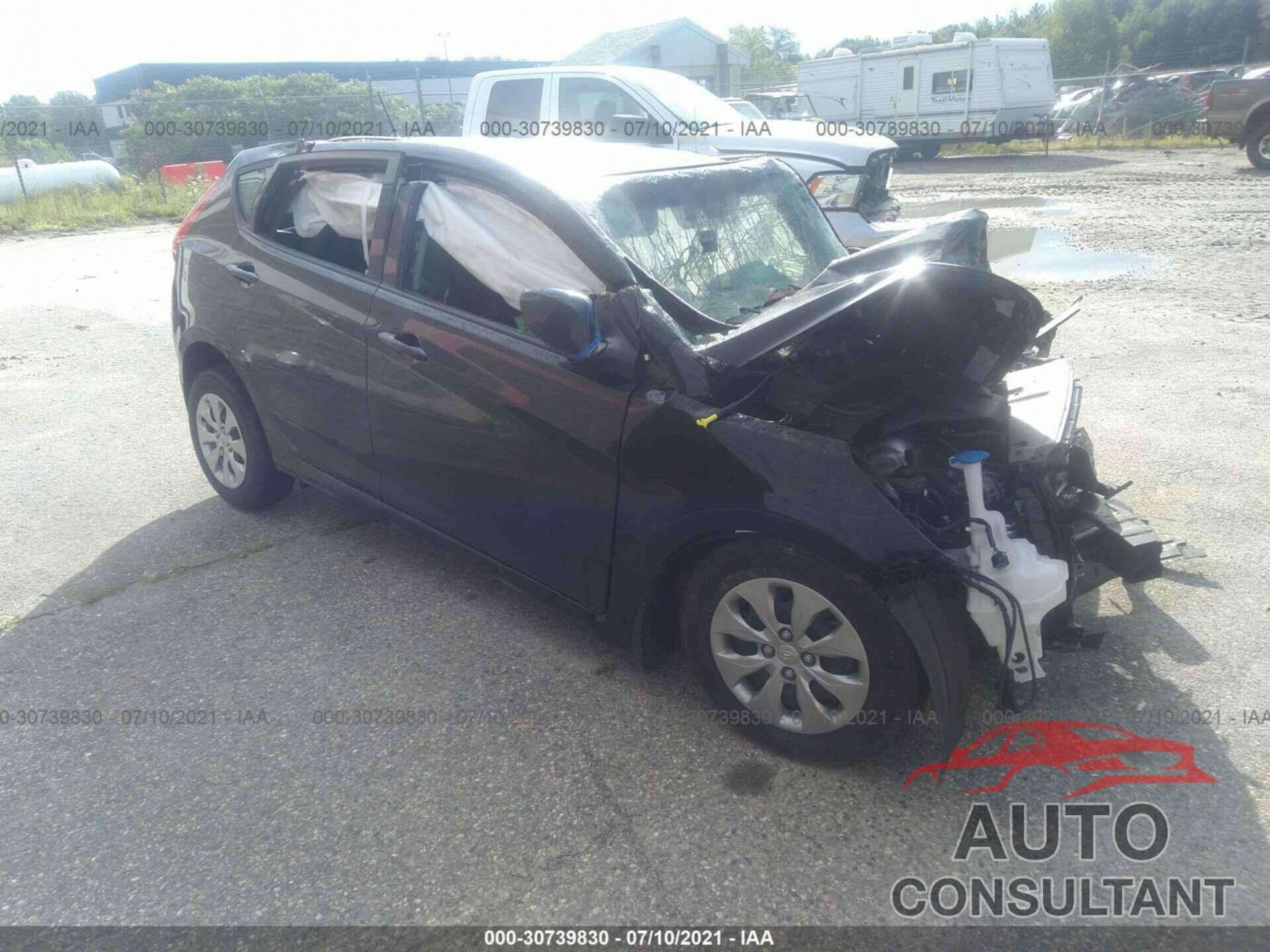 HYUNDAI ACCENT 2017 - KMHCT5AE2HU354193