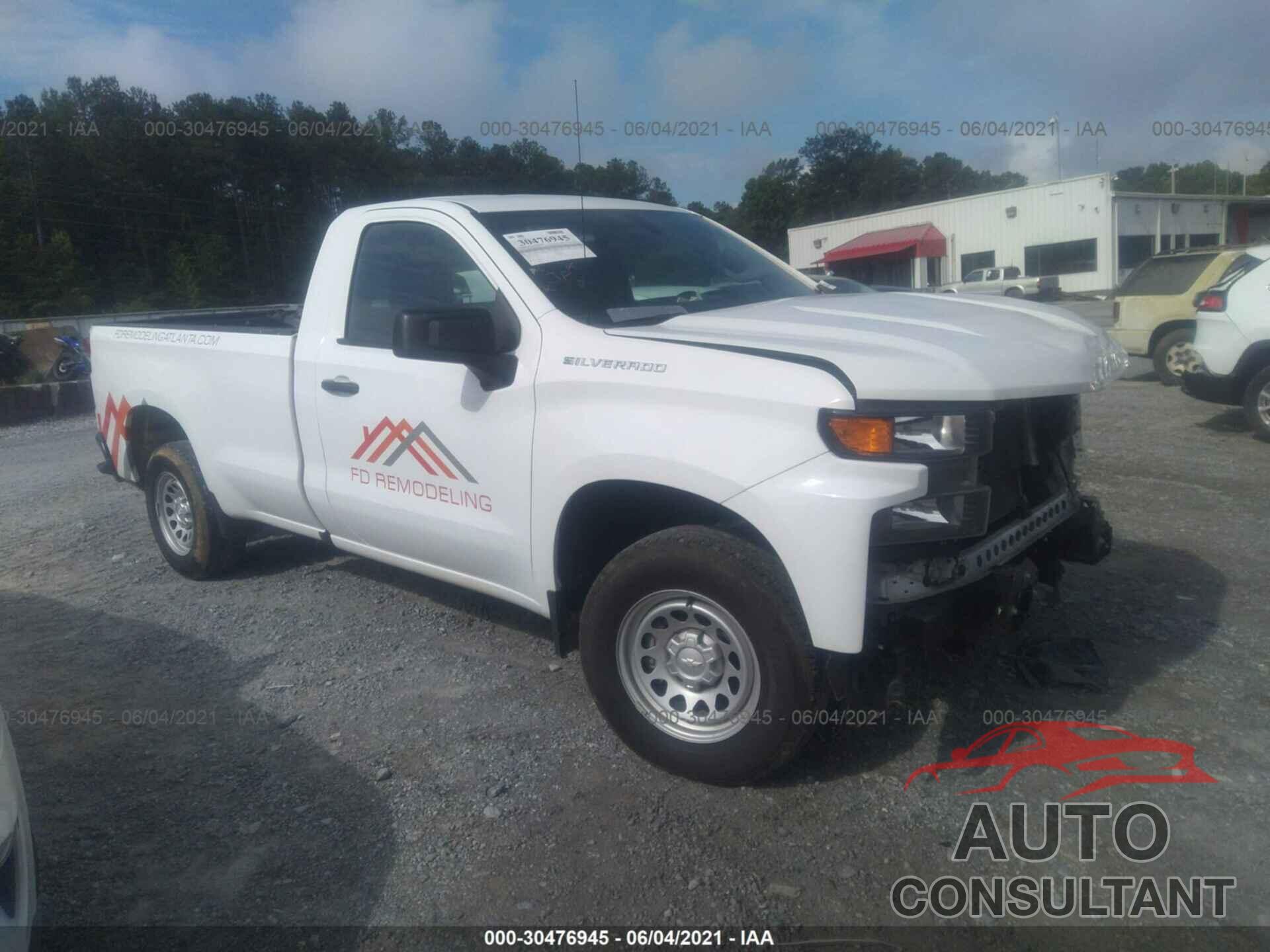 CHEVROLET SILVERADO 1500 2019 - 3GCNWAEH1KG278266