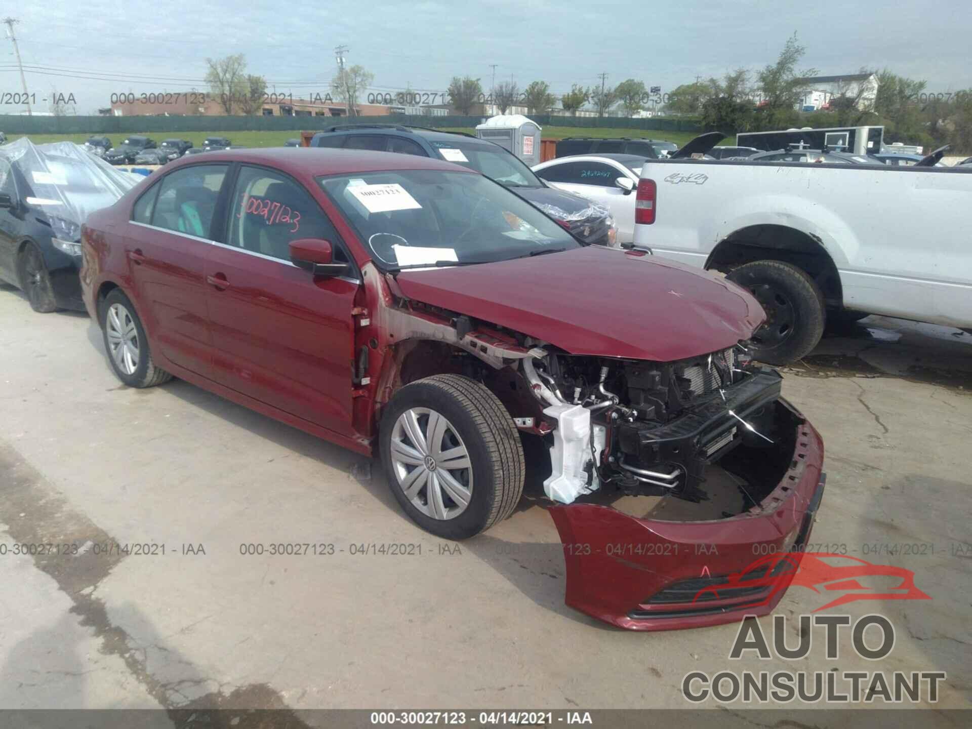 VOLKSWAGEN JETTA 2017 - 3VW2B7AJ4HM279512