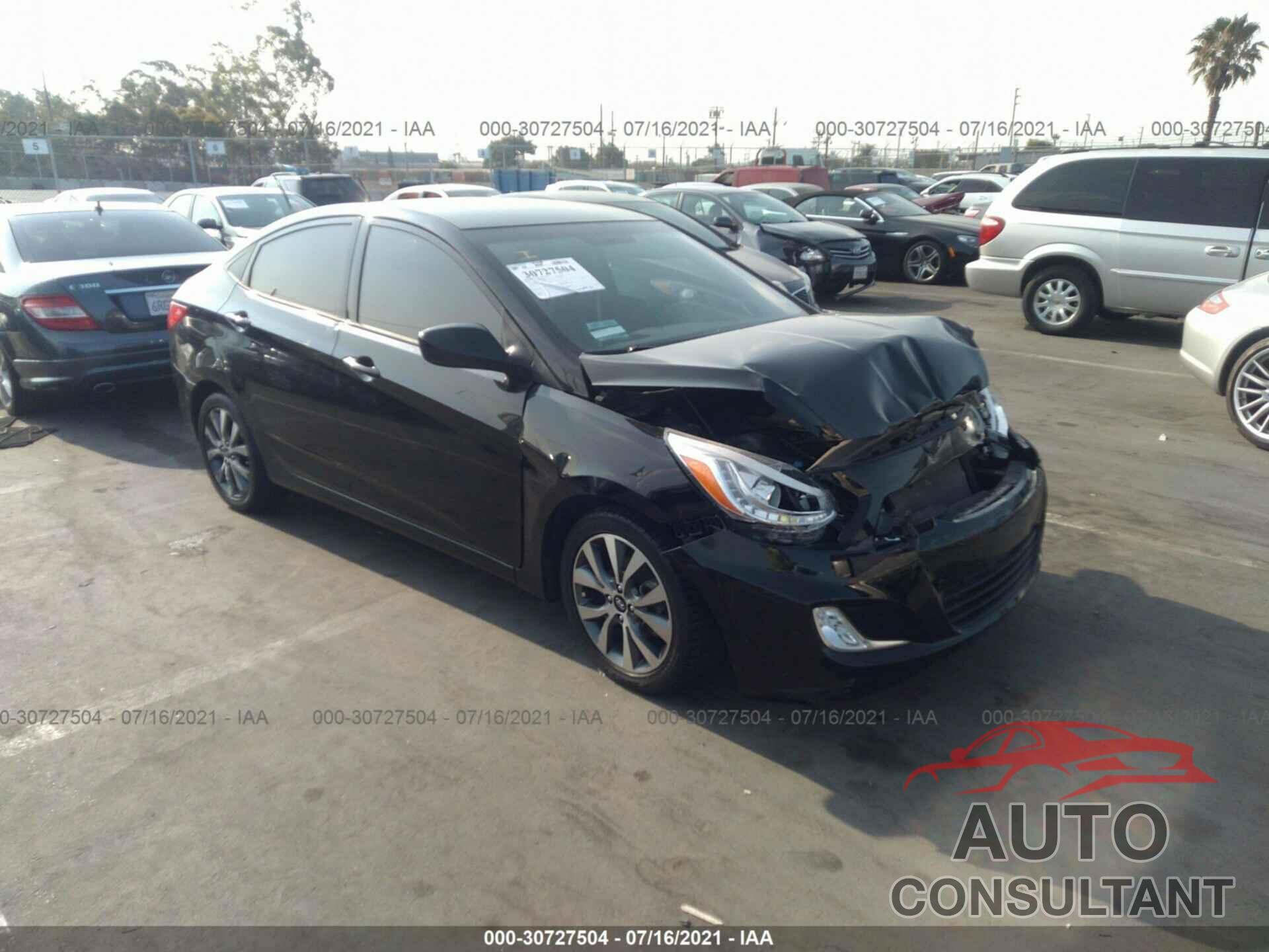 HYUNDAI ACCENT 2016 - KMHCU4AE1GU067319