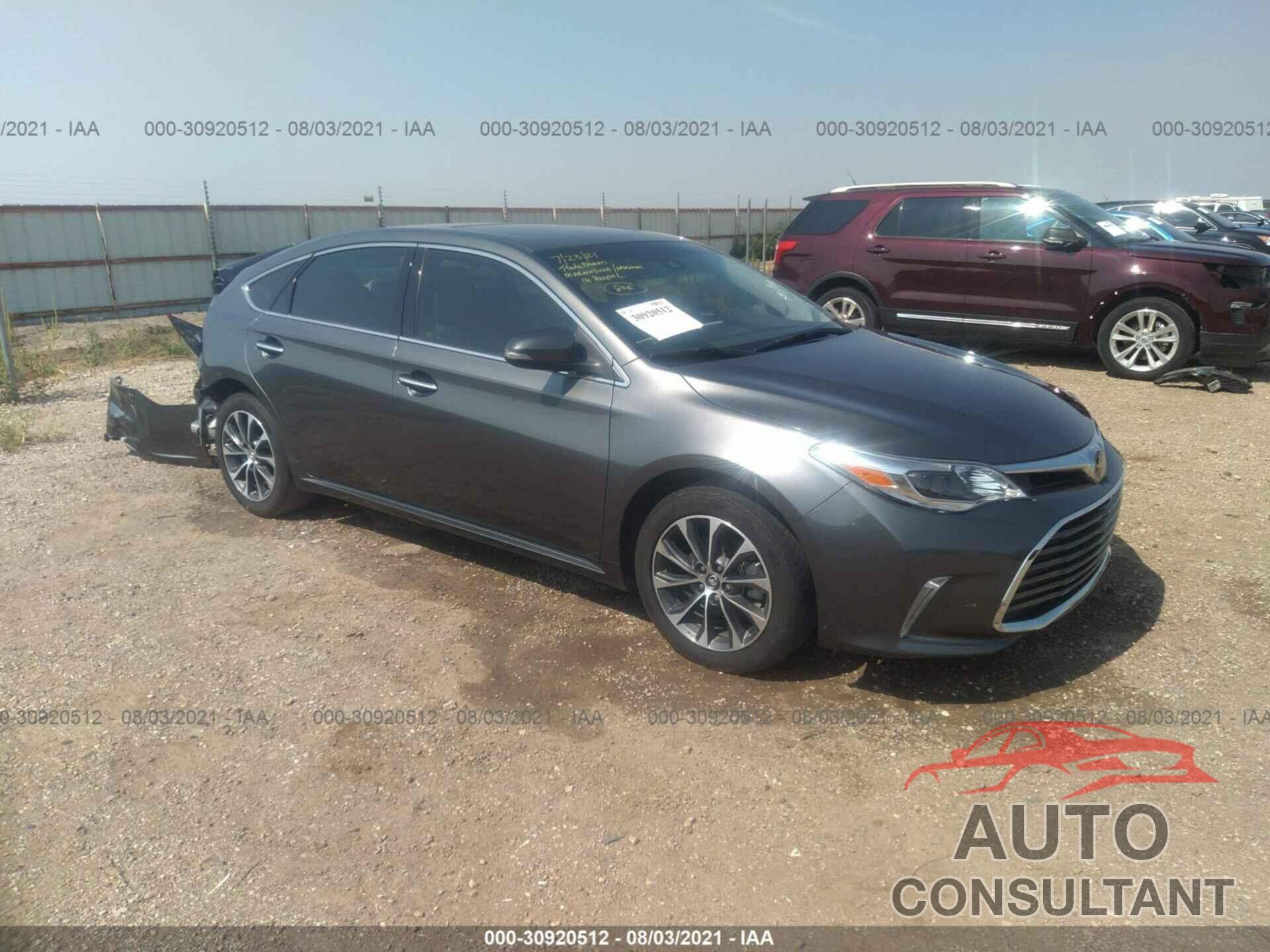 TOYOTA AVALON 2017 - 4T1BK1EB8HU252212