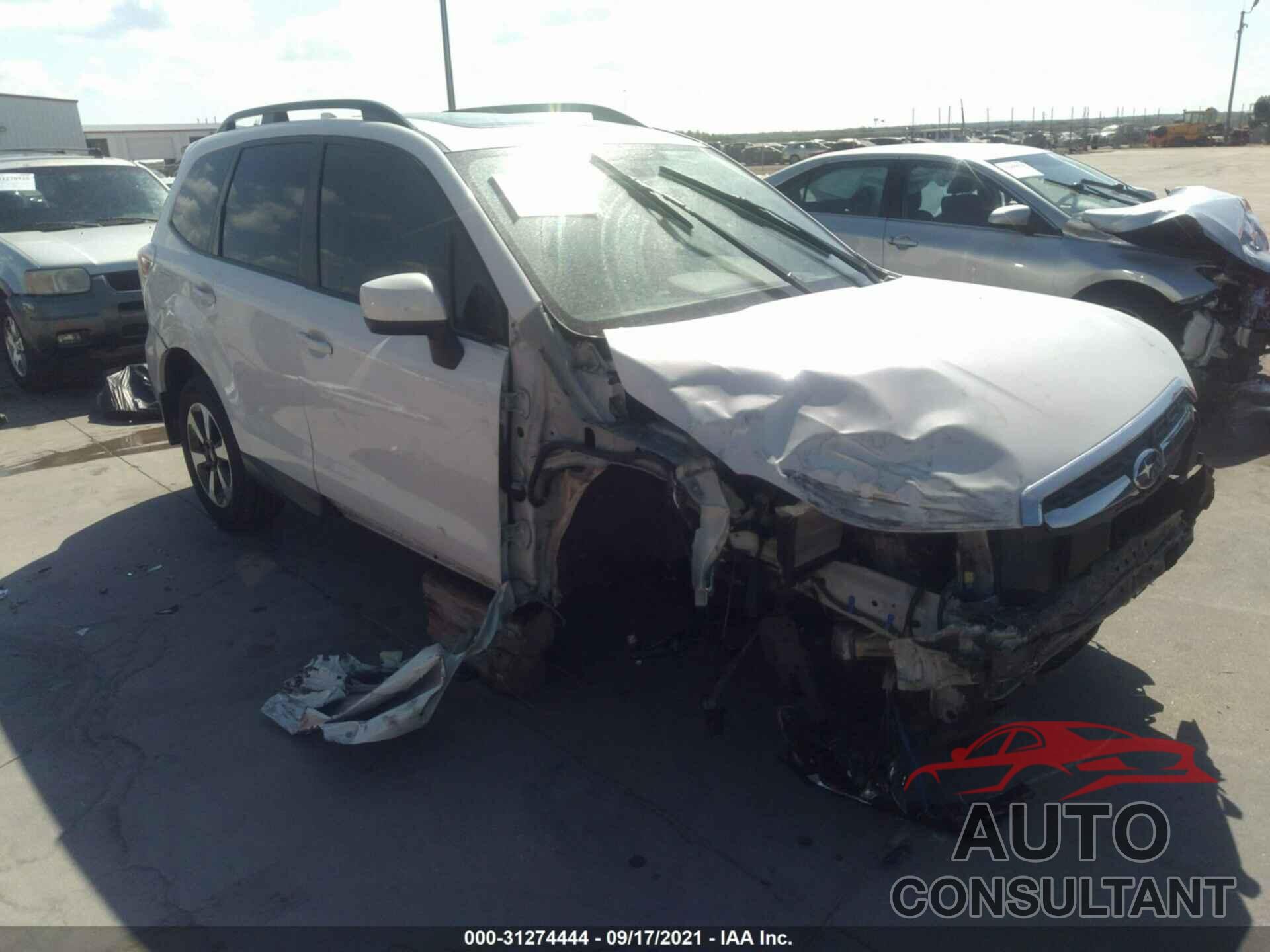 SUBARU FORESTER 2017 - JF2SJAGC9HH466147