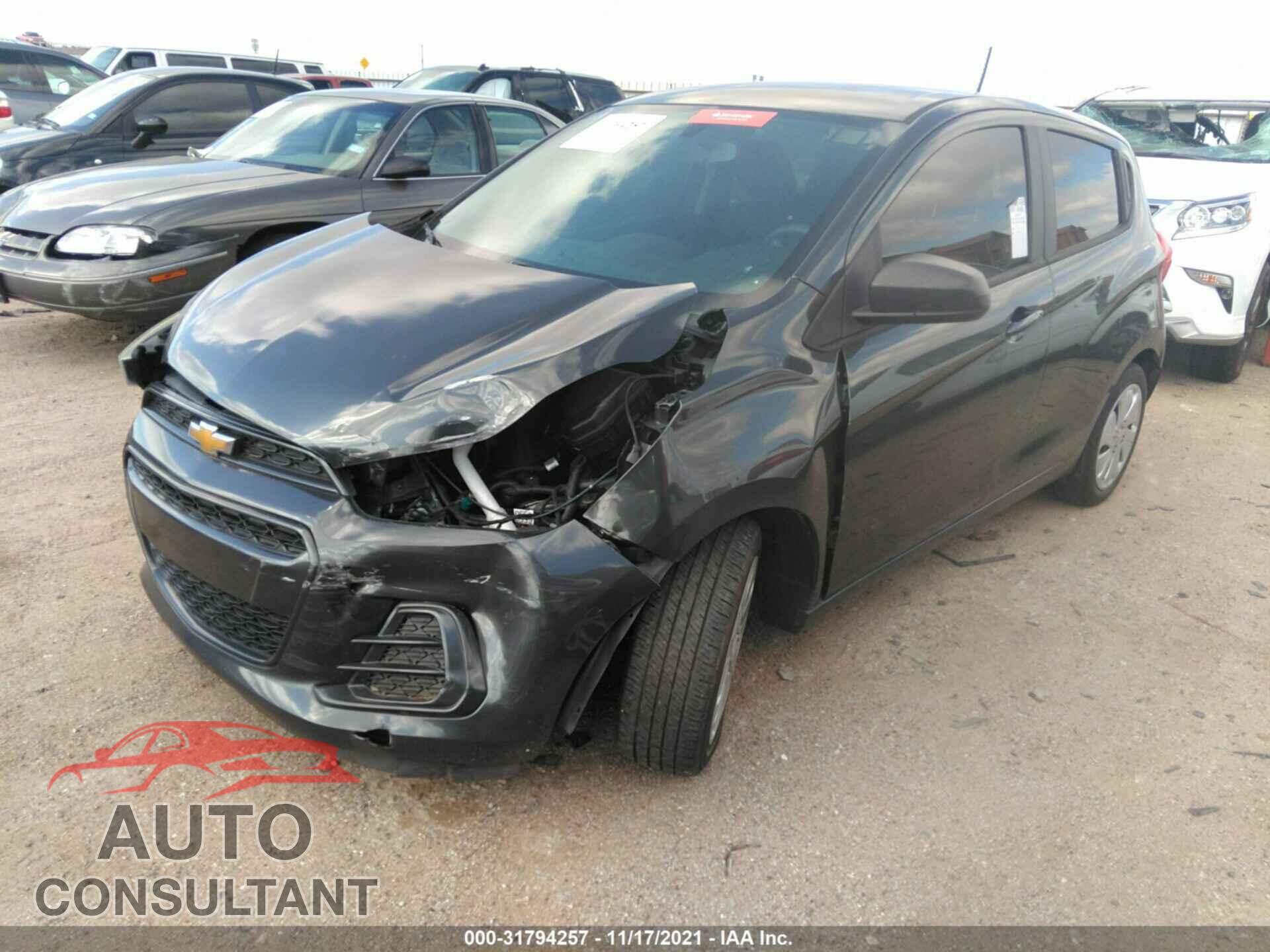 CHEVROLET SPARK 2017 - KL8CB6SA7HC832809