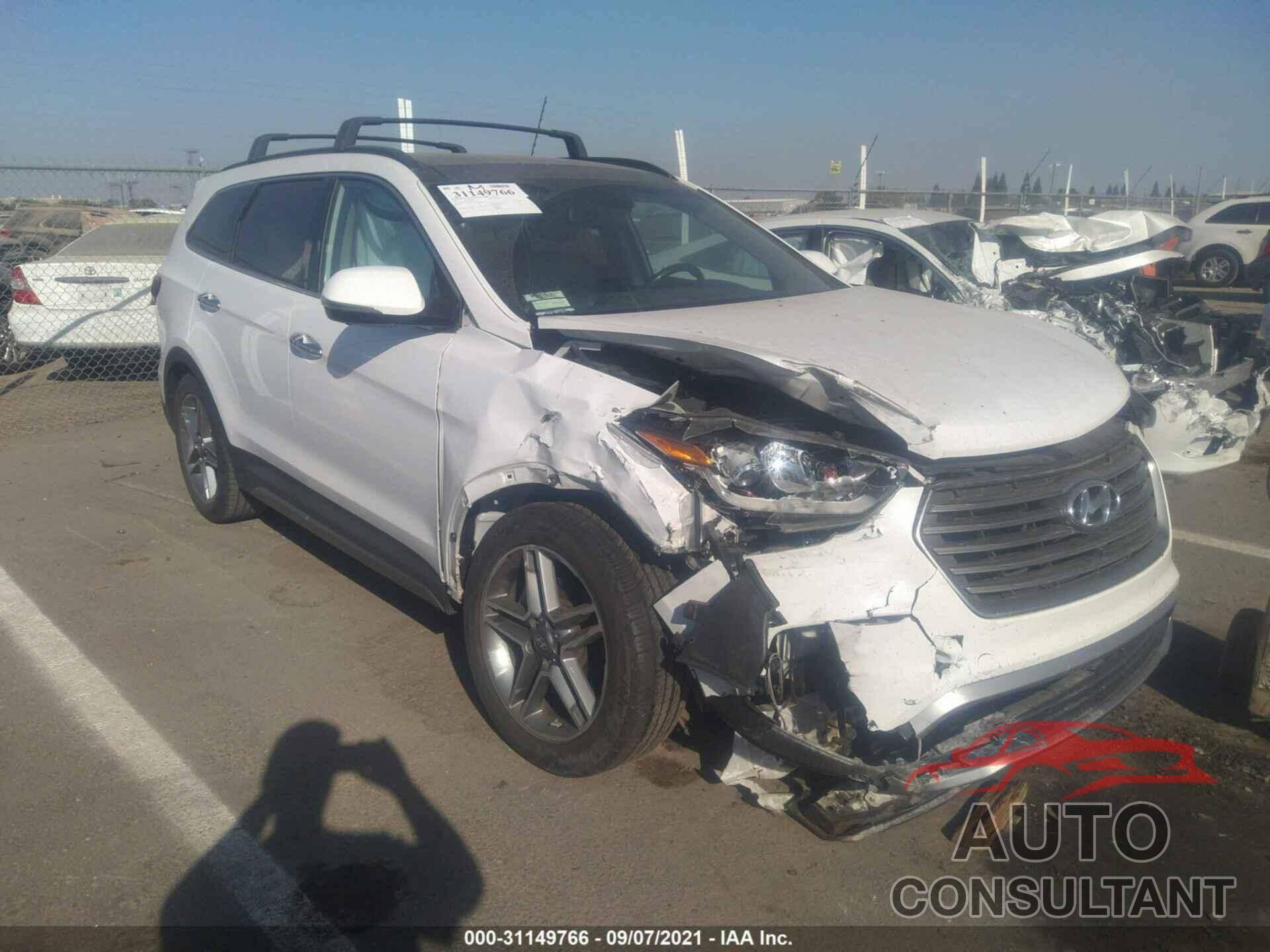 HYUNDAI SANTA FE 2017 - KM8SR4HF9HU233759