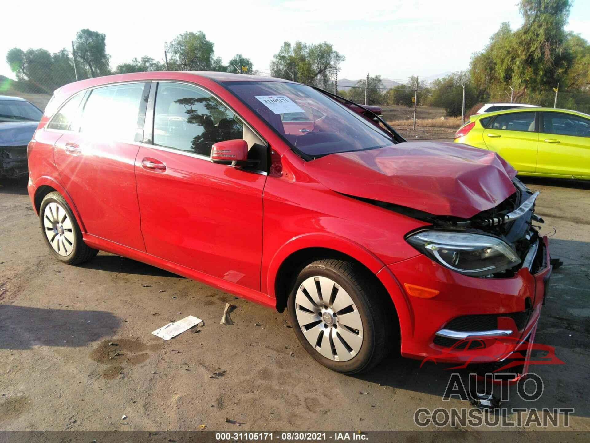 MERCEDES-BENZ B-CLASS 2016 - WDDVP9AB1GJ010116