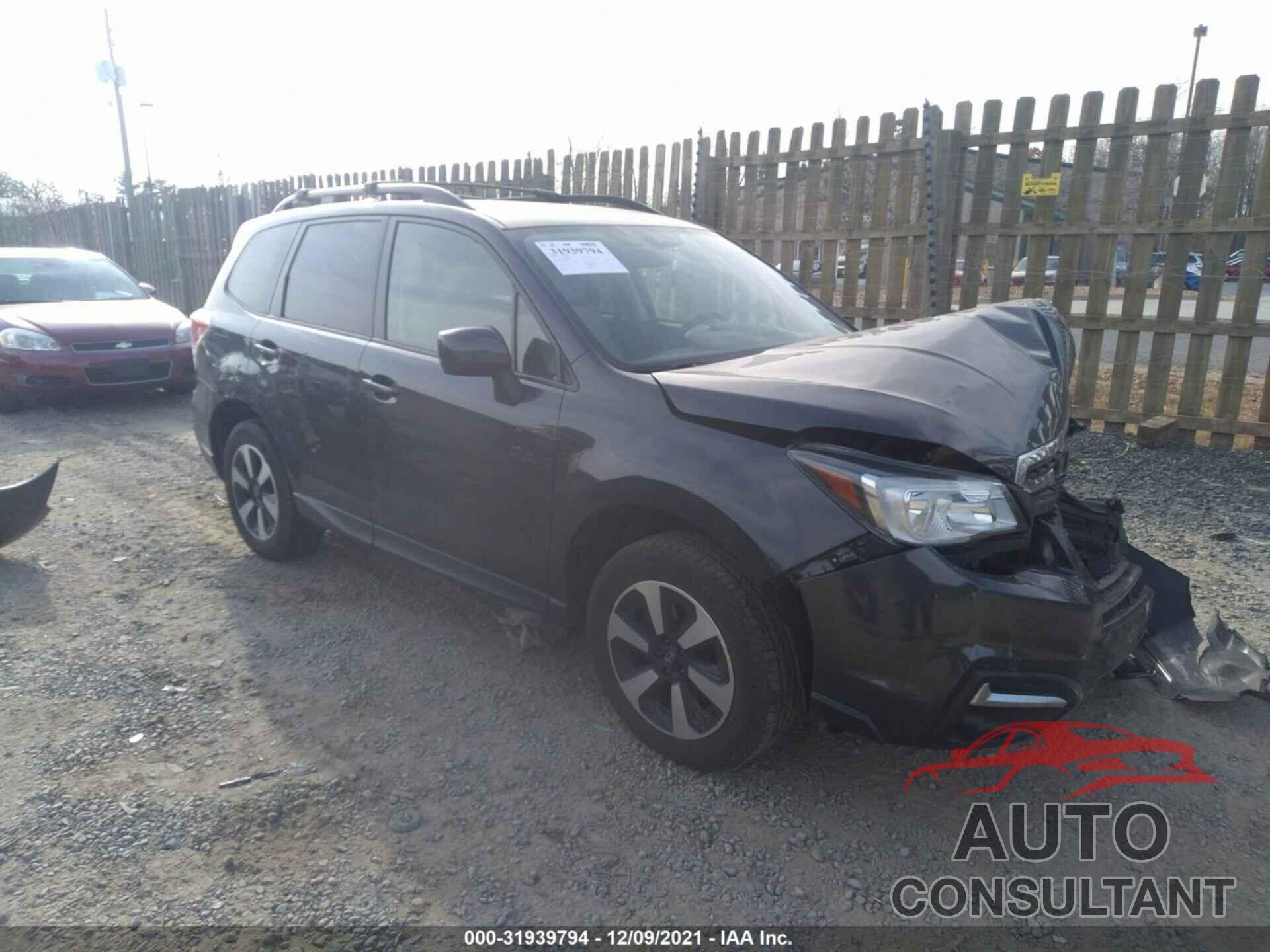 SUBARU FORESTER 2017 - JF2SJAEC3HH400812