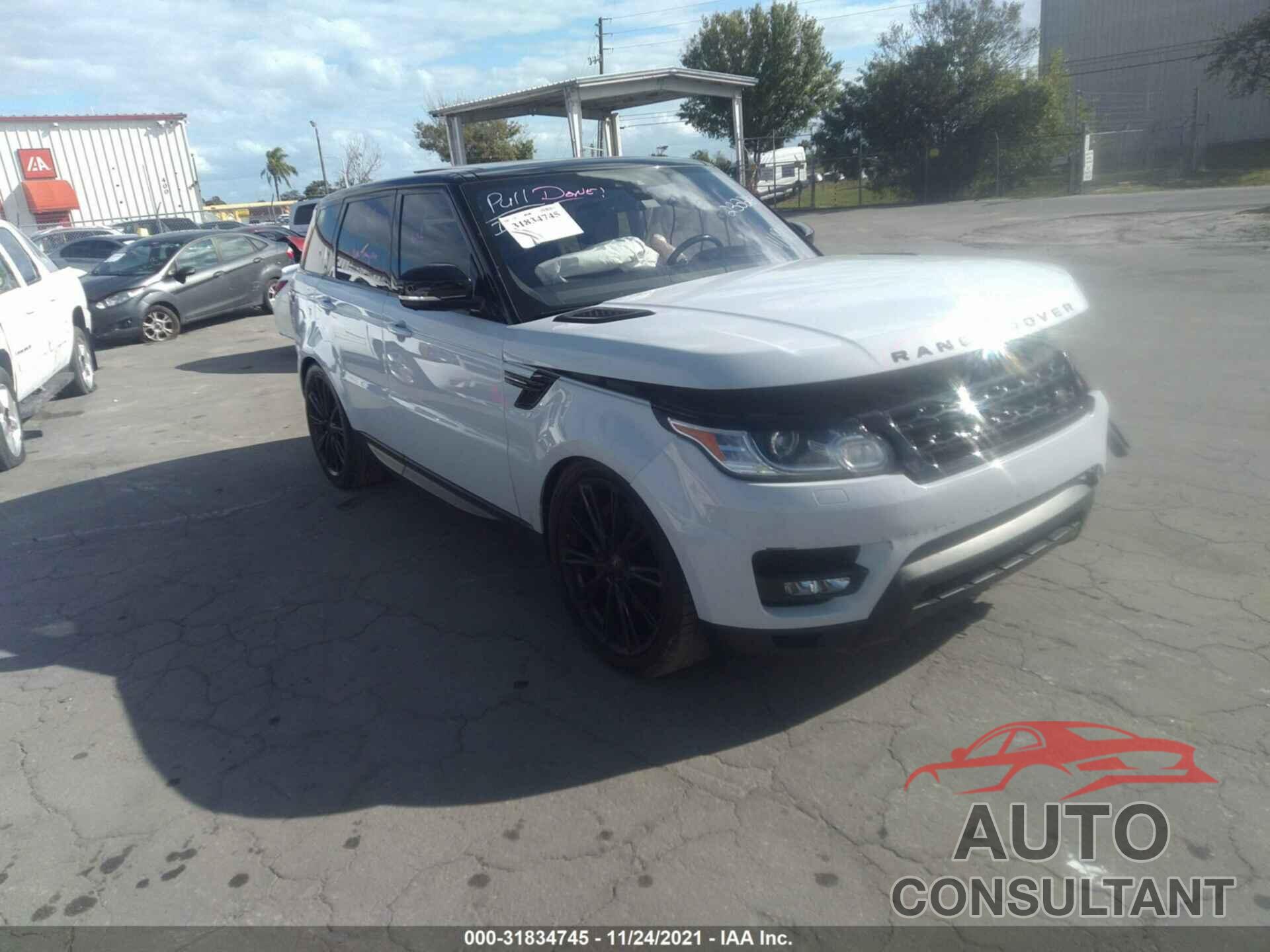 LAND ROVER RANGE ROVER SPORT 2017 - SALWR2FE9HA145115