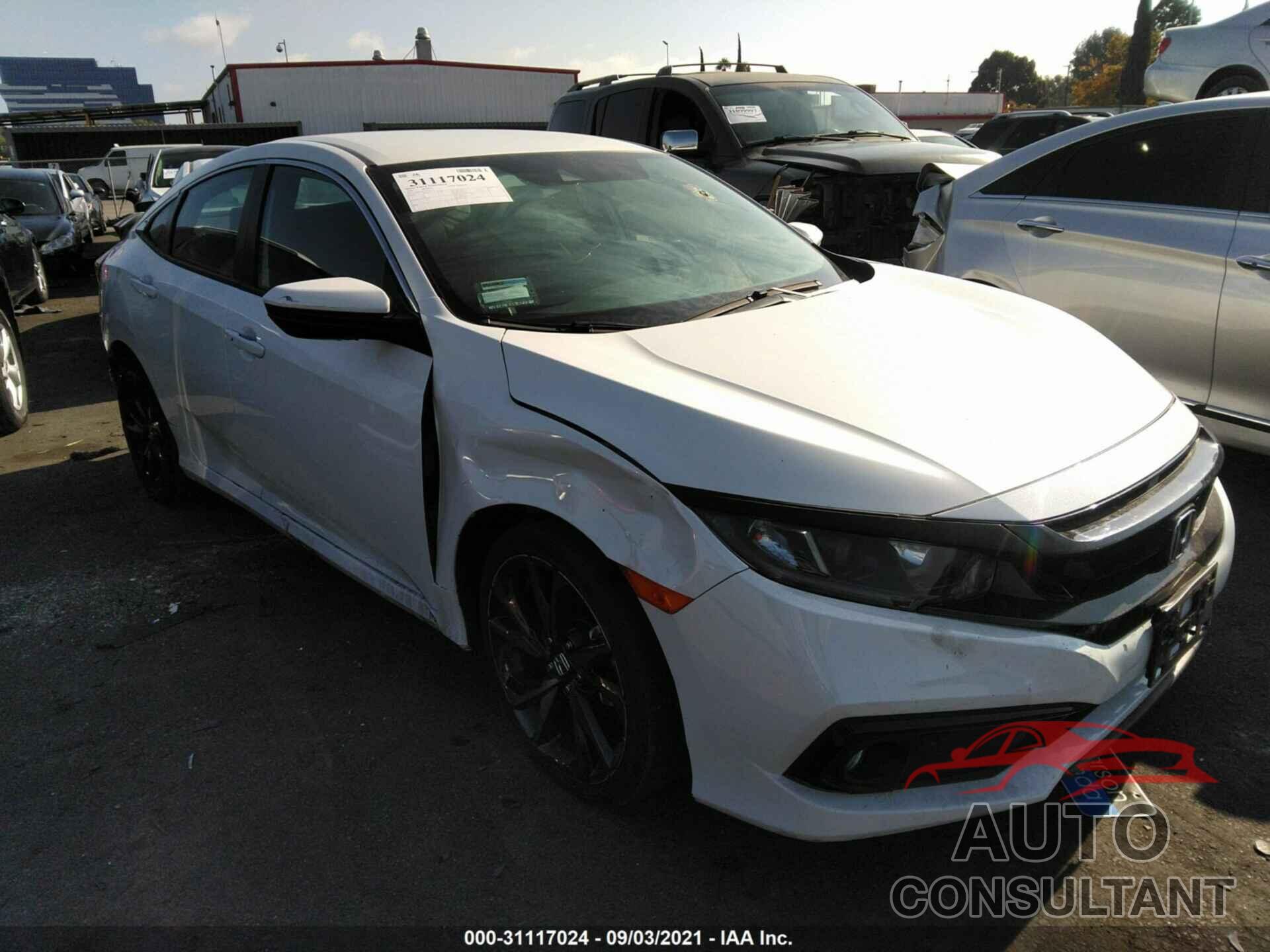 HONDA CIVIC SEDAN 2020 - 19XFC2F81LE207101