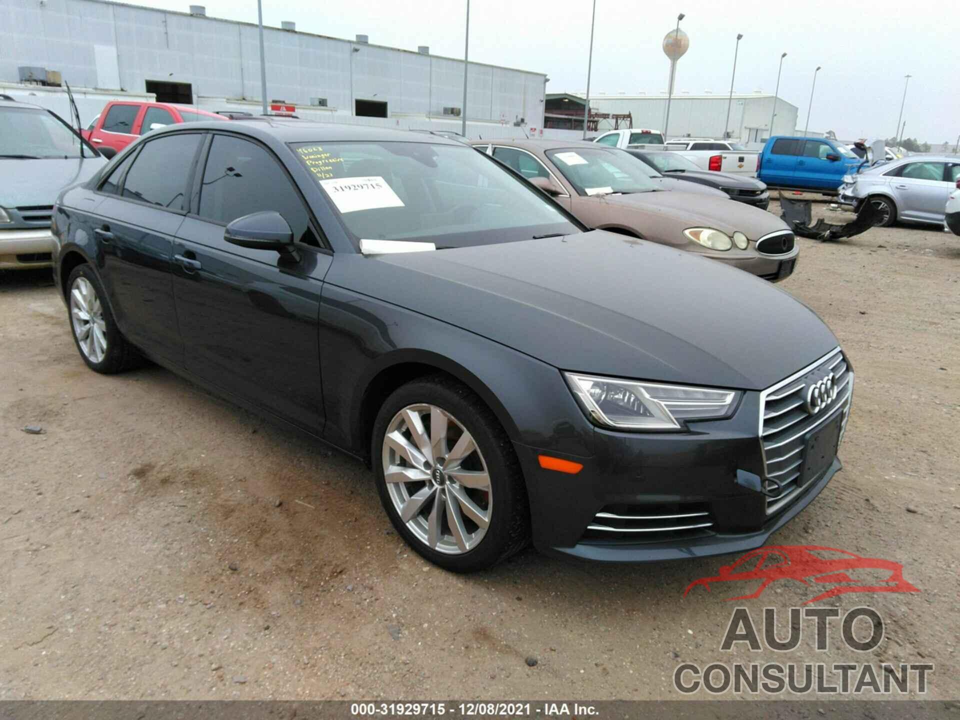 AUDI A4 2017 - WAUGNAF48HN000372