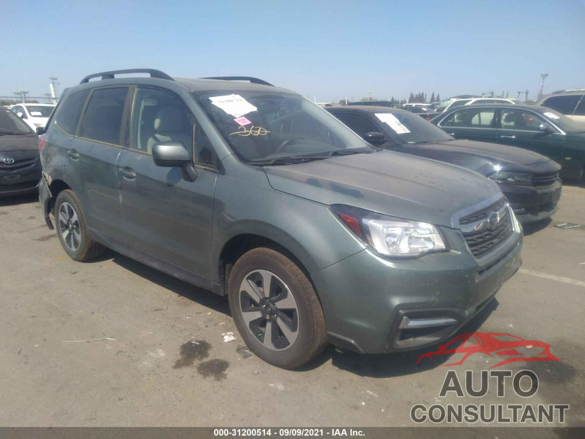 SUBARU FORESTER 2018 - JF2SJAGC5JH537141