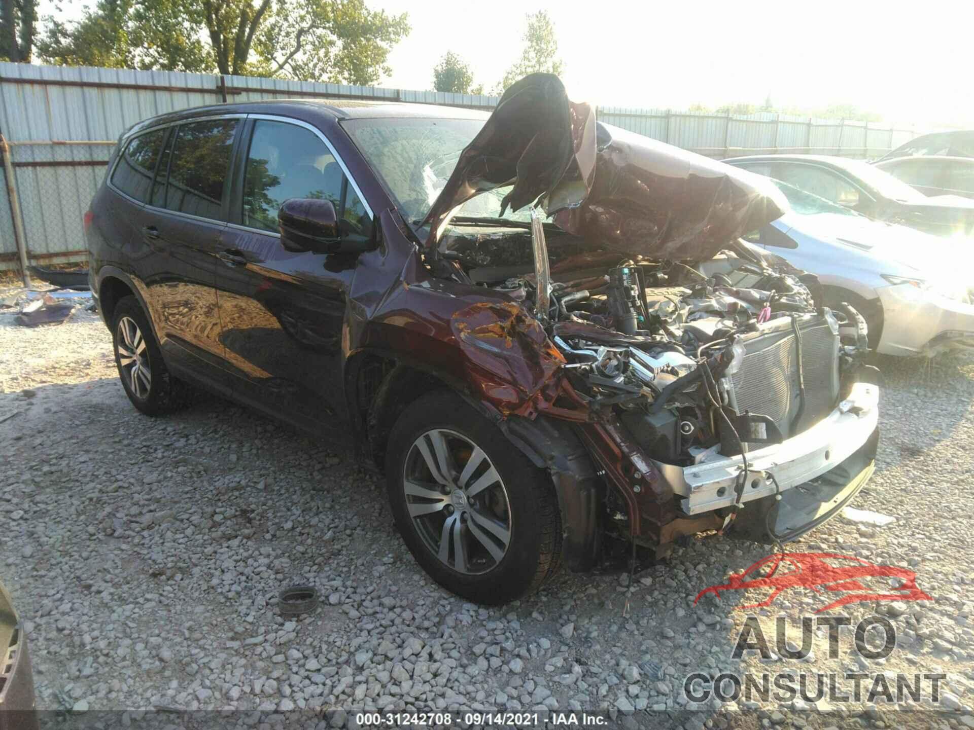 HONDA PILOT 2017 - 5FNYF6H86HB006686