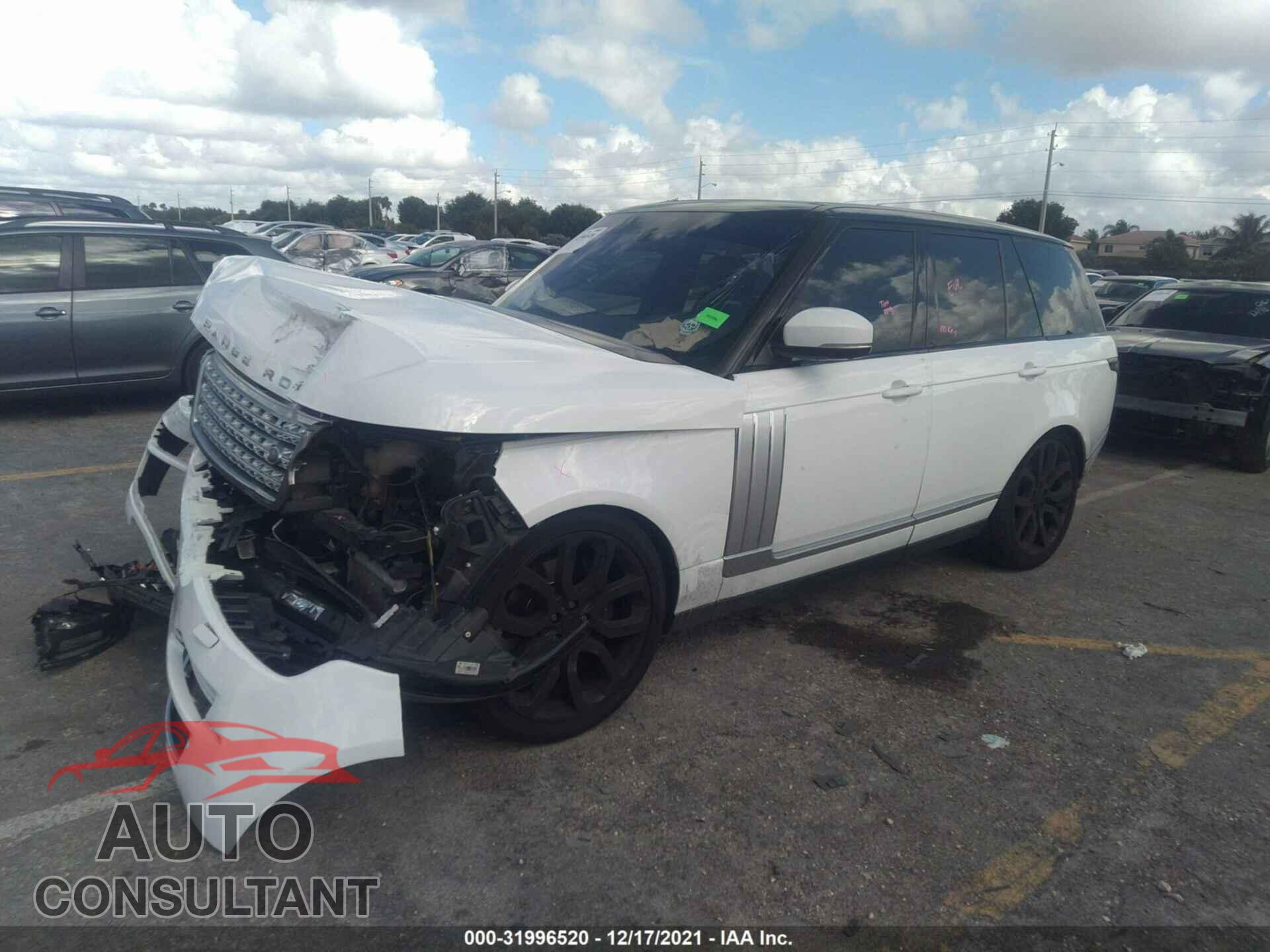 LAND ROVER RANGE ROVER 2016 - SALGS2EF3GA299269