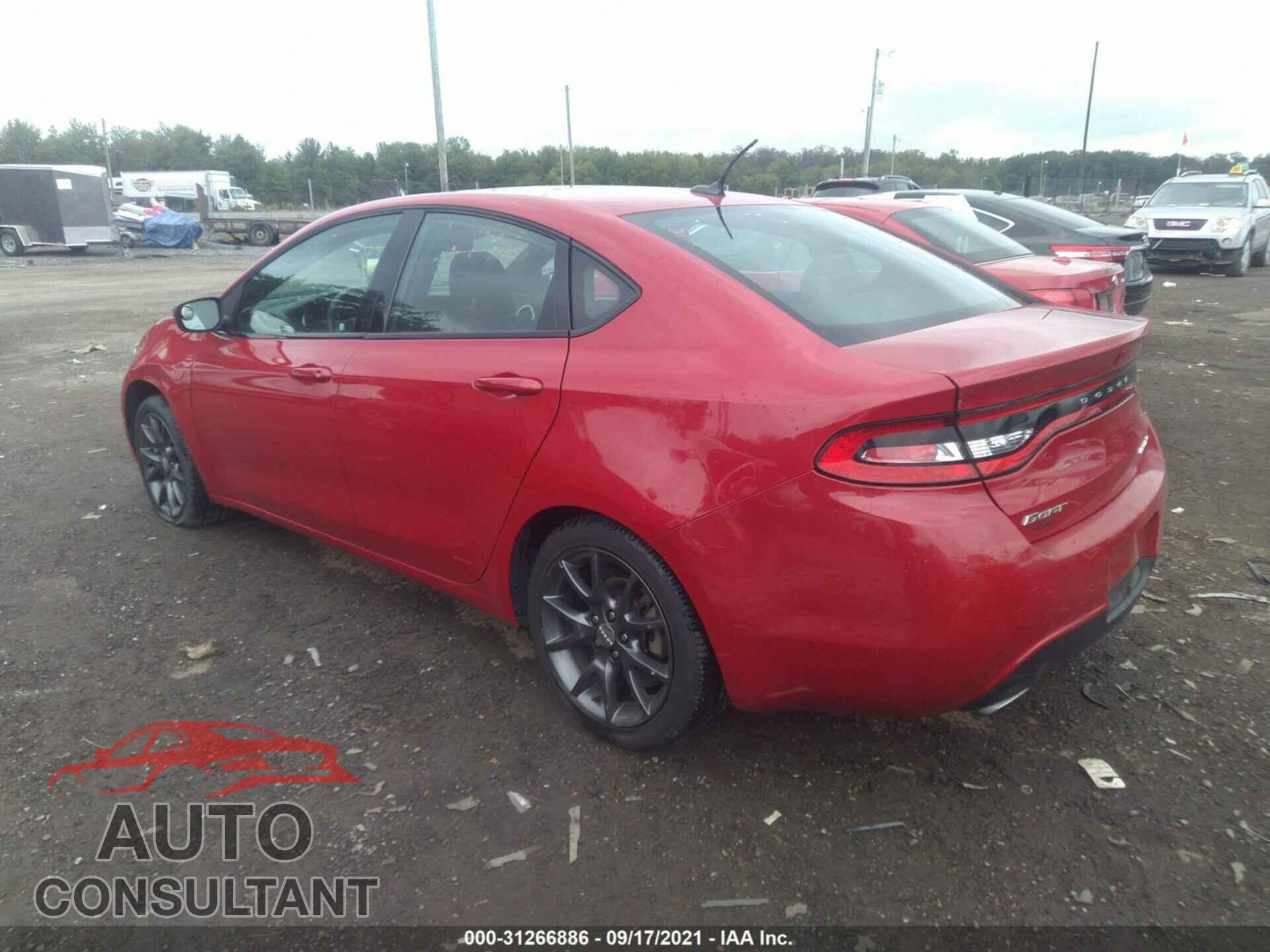 DODGE DART 2016 - 1C3CDFBB1GD516894