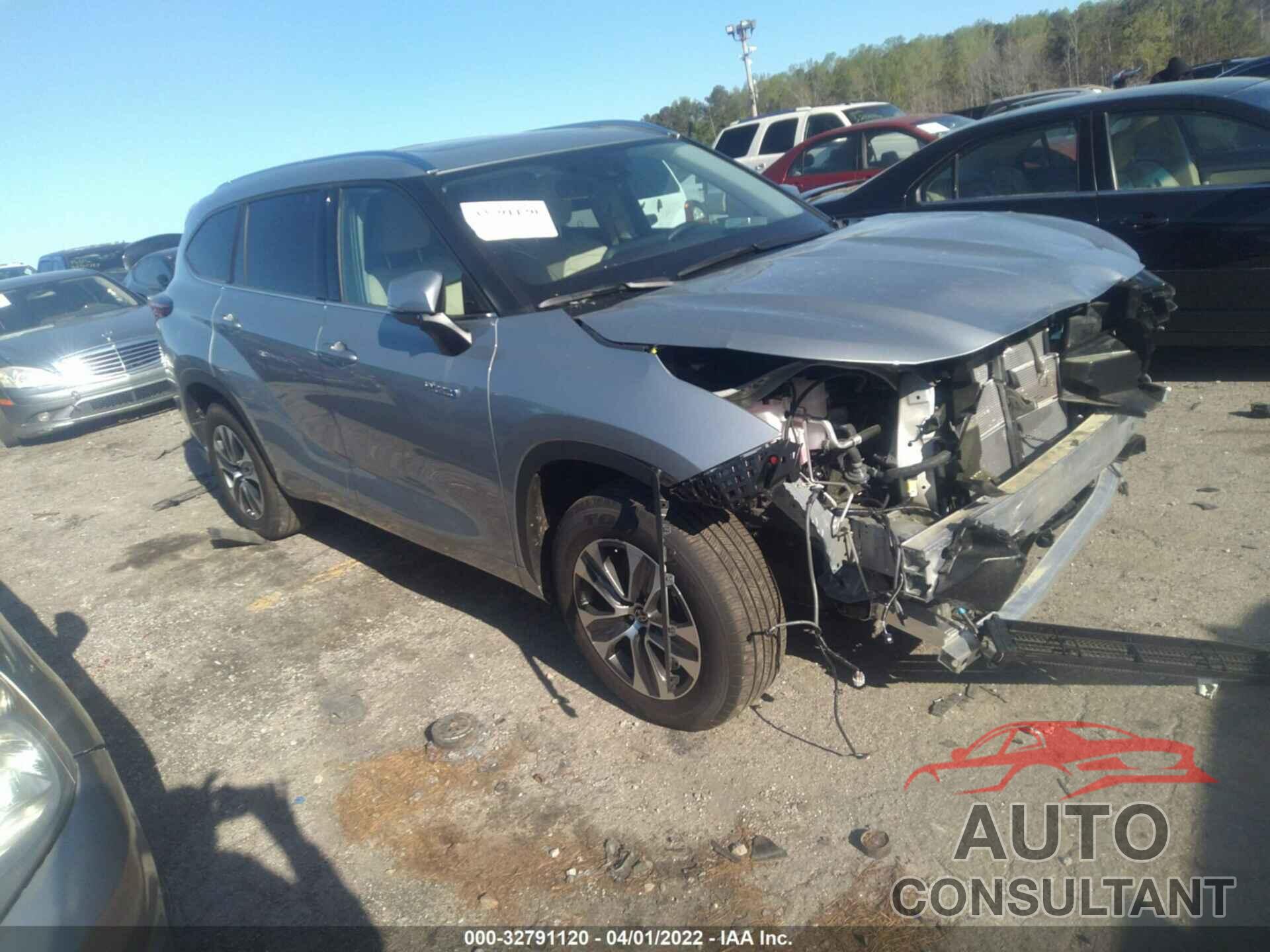 TOYOTA HIGHLANDER 2021 - 5TDGARAH4MS509192