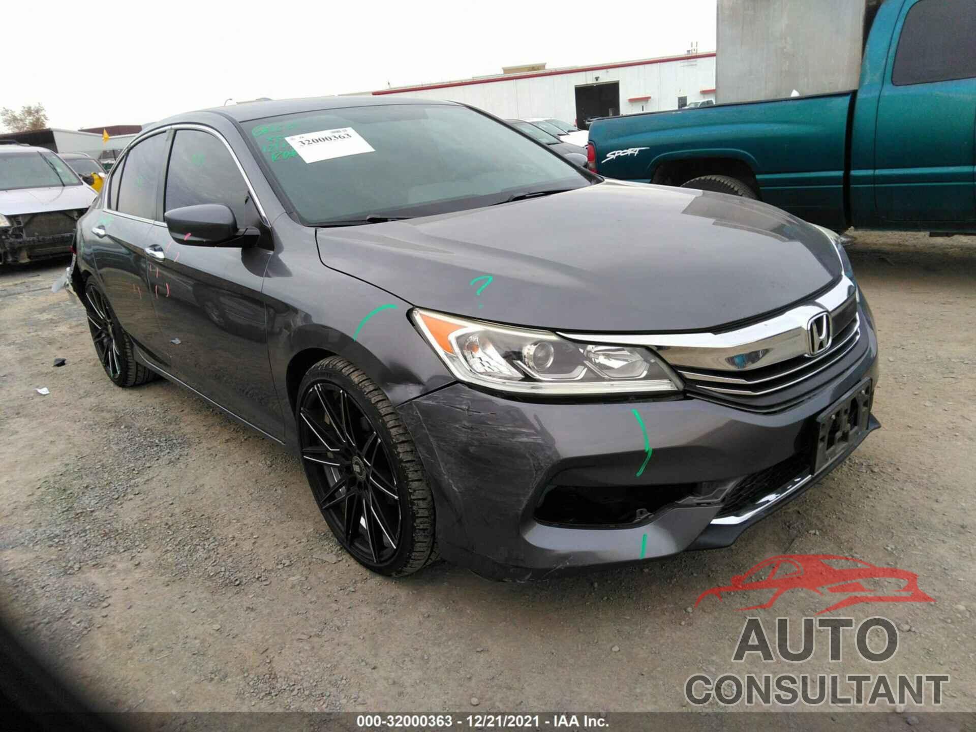 HONDA ACCORD SEDAN 2016 - 1HGCR2F31GA096503