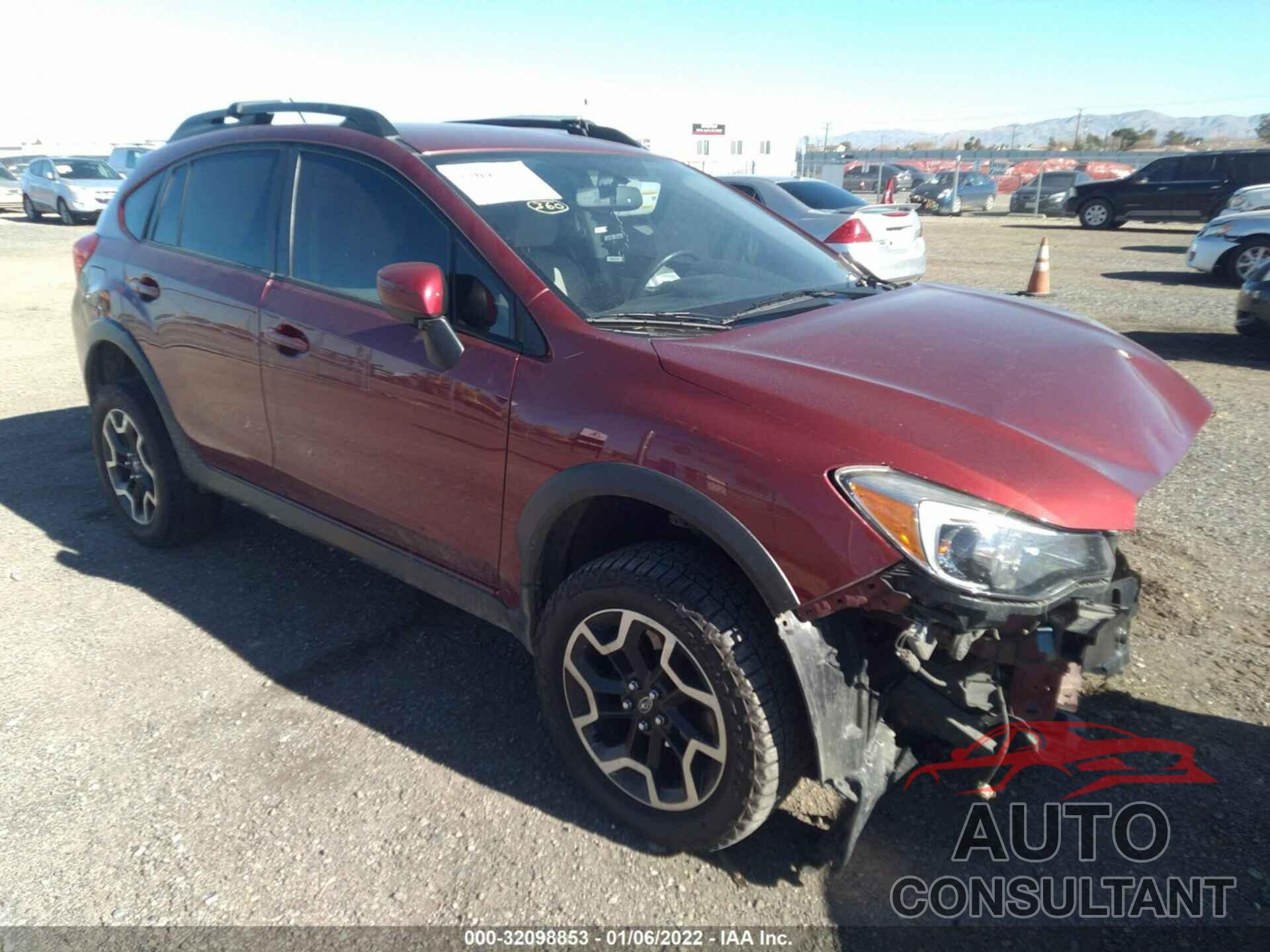 SUBARU CROSSTREK 2016 - JF2GPABC7G8307654